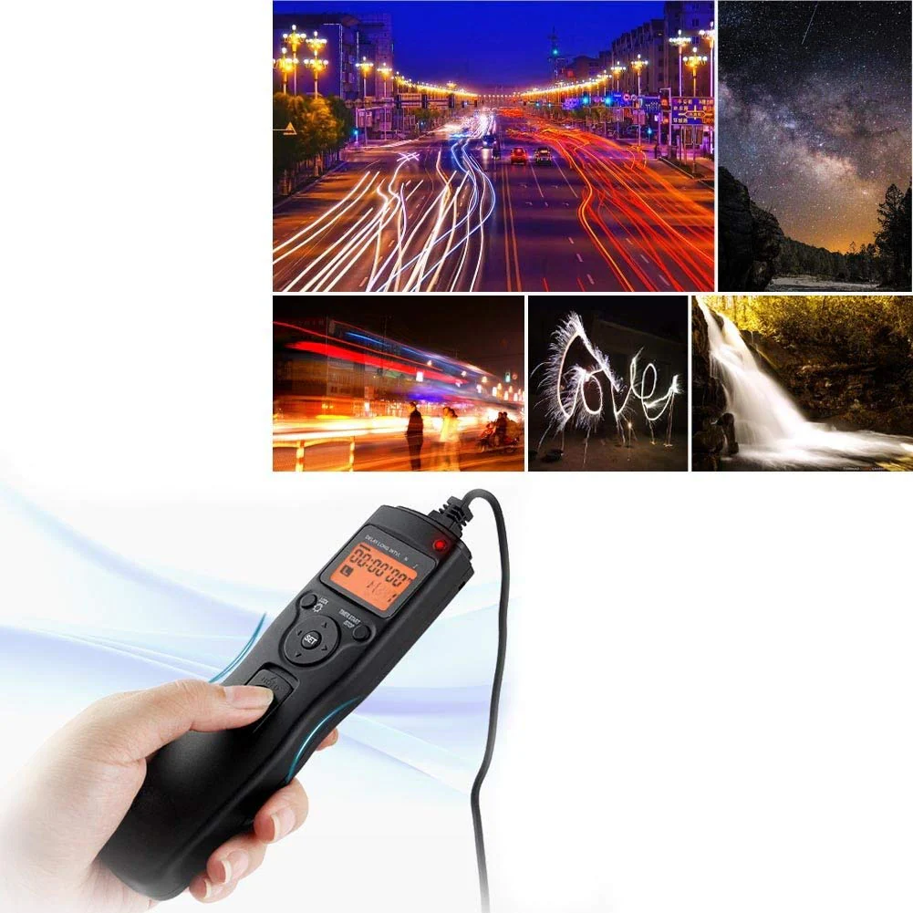ABUYCS Camera Shutter Release Wired LCD Timer Remote Control Intervalometer Time-Lapse Photography Device Compatible for Sony Alpha A7 A7S A7R A3000 A7M2 A7R2 A7II A7III A7RIII A7SIII A6000 - Image 2