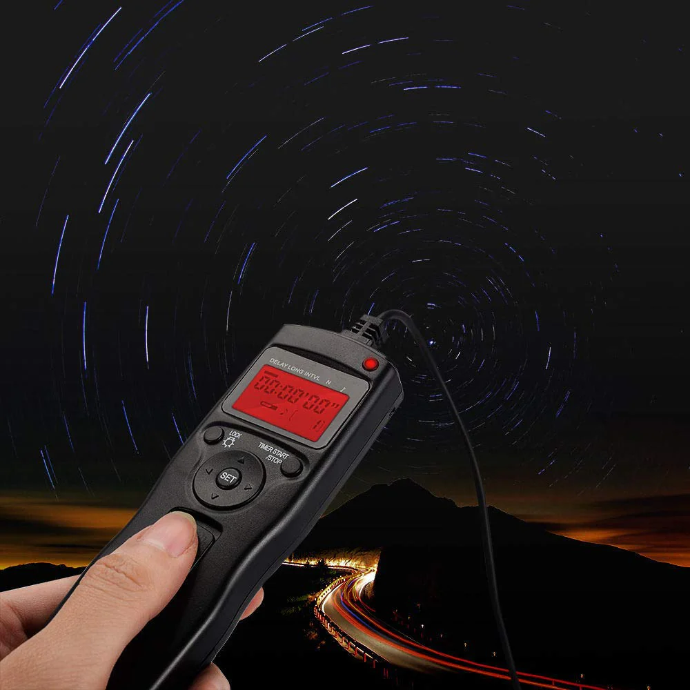 ABUYCS Timer Shutter Release Time Lapse Intervalometer Remote Control for Nikon D5200 D3100 D5000 D7200 D7000 D600 D610 D750 D3200 D3300 D90 Cameras - Image 4