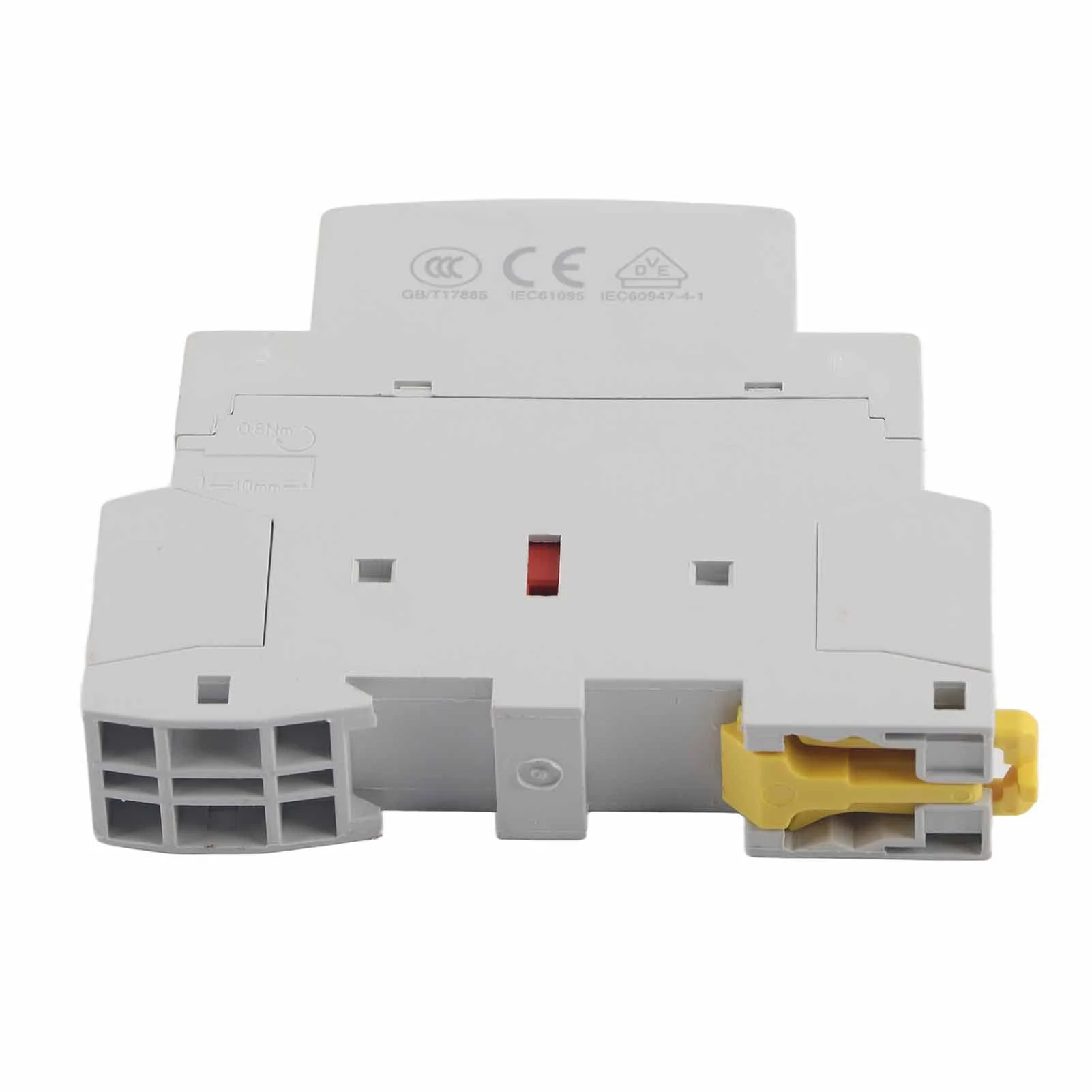 AC Contactor 25A - Household Contactor 220V/230V, DIN Rail Mounting, 2P 1NO 1NC, Suitable for 50Hz/60Hz Networks 25A 220V230V 1NO1NC - Image 5