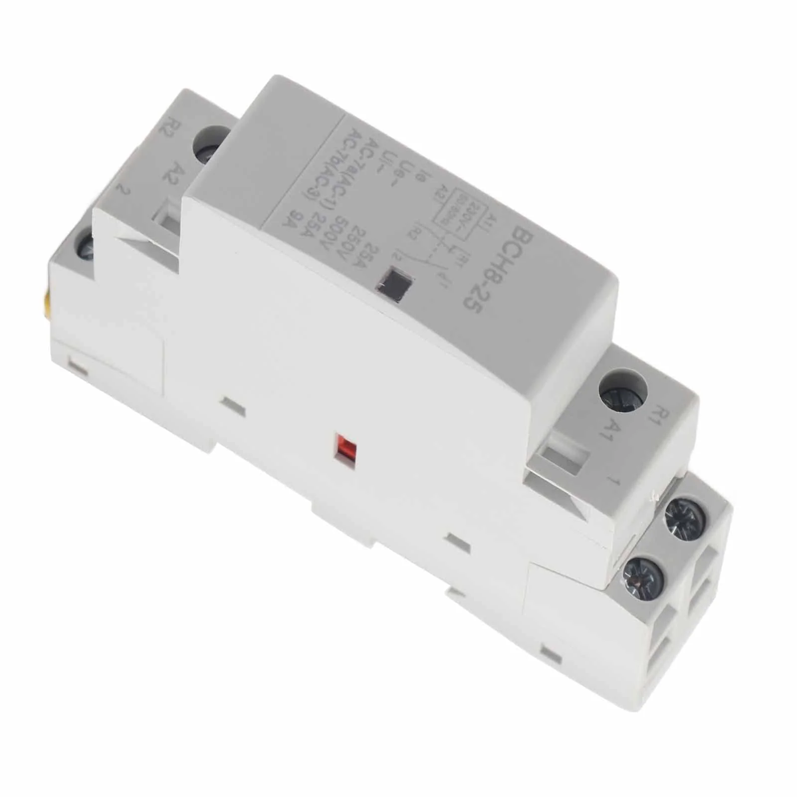 AC Contactor 25A - Household Contactor 220V/230V, DIN Rail Mounting, 2P 1NO 1NC, Suitable for 50Hz/60Hz Networks 25A 220V230V 1NO1NC - Image 6