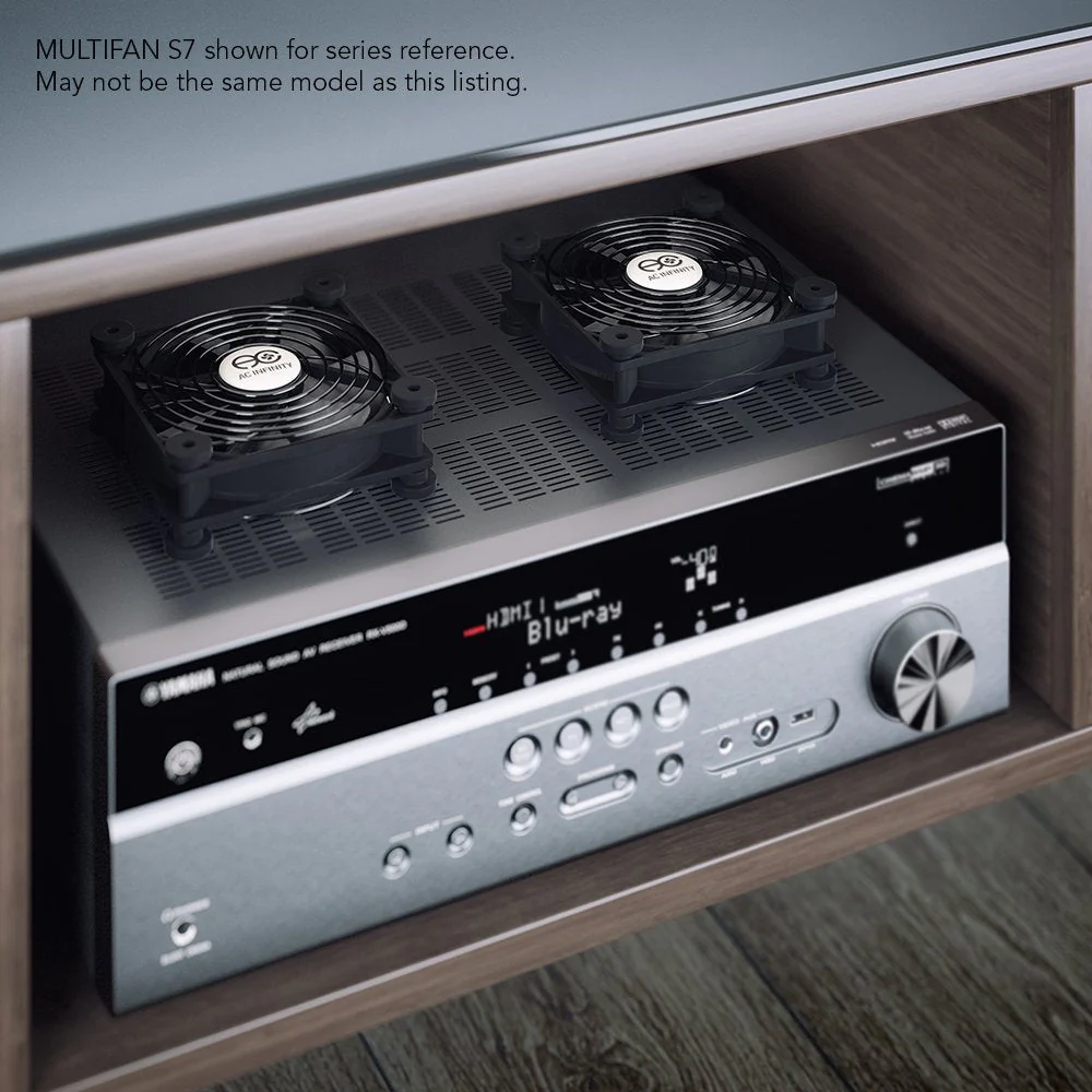 AC Infinity MULTIFAN S7, Quiet Dual 120mm USB Fan, UL-Certified for Receiver DVR Playstation Xbox Computer Cabinet Cooling - Image 7