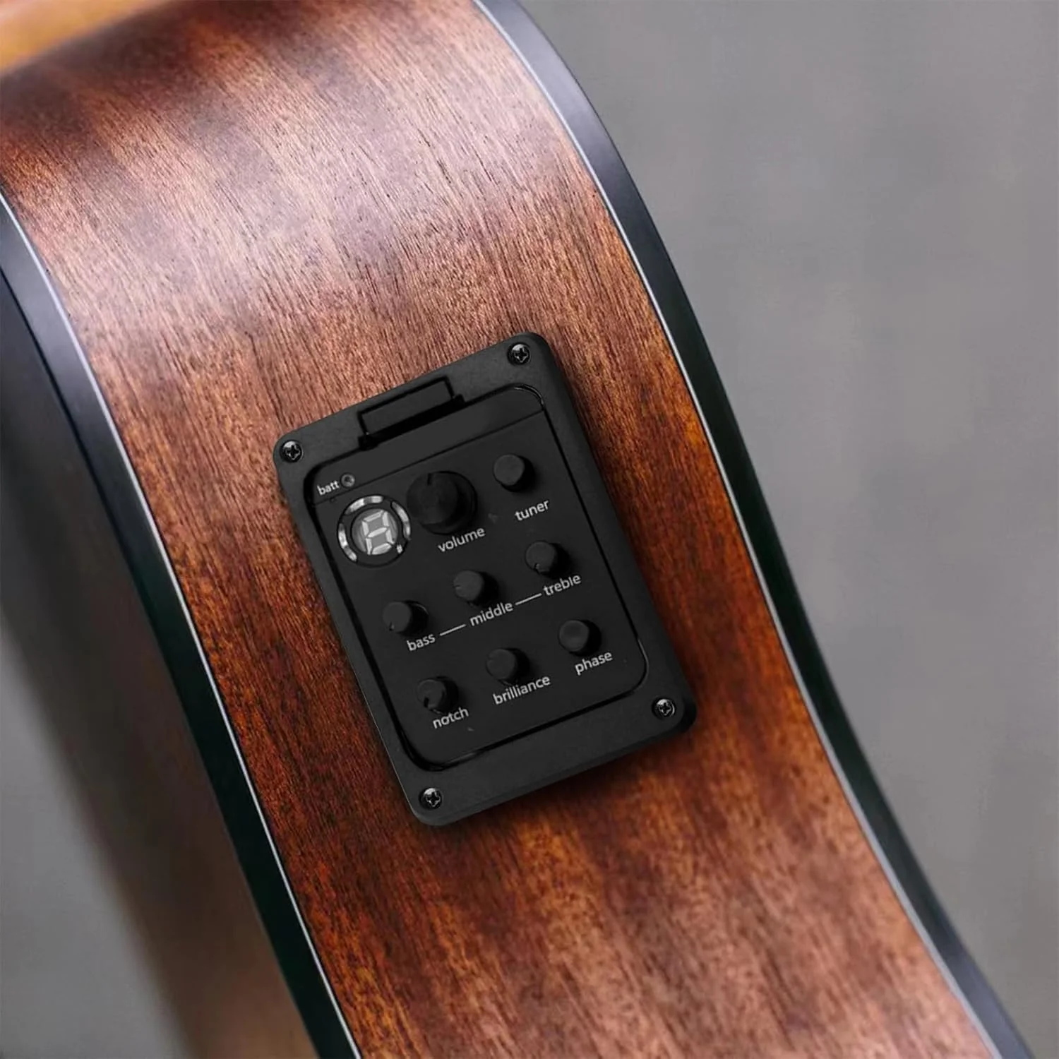 Acoustic Guitar EQ Equalizer Guitar Pickup Tuner Amplifier Guitar Preamp Onboard Guitar Pickup Guitar Tool for Acoustic Guitar Musical Instrument shman 301 - Image 3