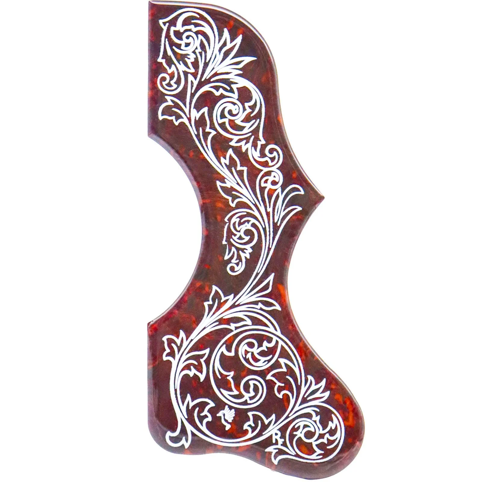 Acoustic Guitar Pickguard 2.4mm Super Scratch-Resistant Tortoise Red |3M Adhesive No Drill Required Brown Red - Image 2