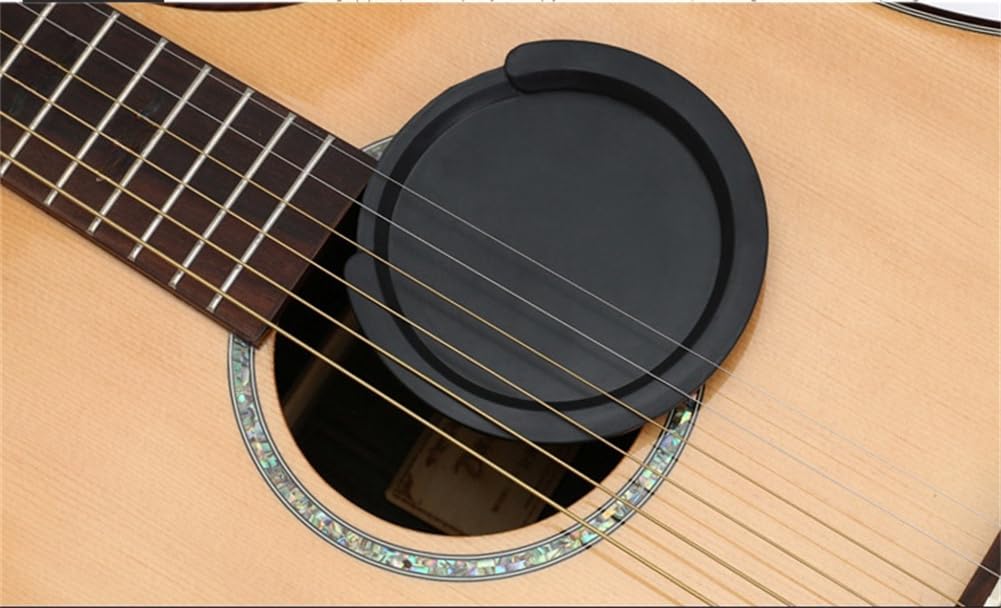 Acoustic Guitar Soundhole Cover - Acoustic Guitar Accessories - Eliminates Feedback,Black, Fits Most Standard 4" Sound Holes 4" - Image 3