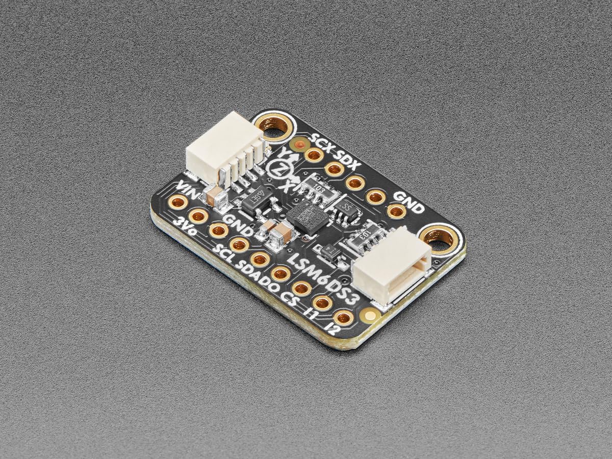 Adafruit LSM6DS3TR-C 6-DoF Accel + Gyro IMU, STEMMA QT/Qwiic, 4503