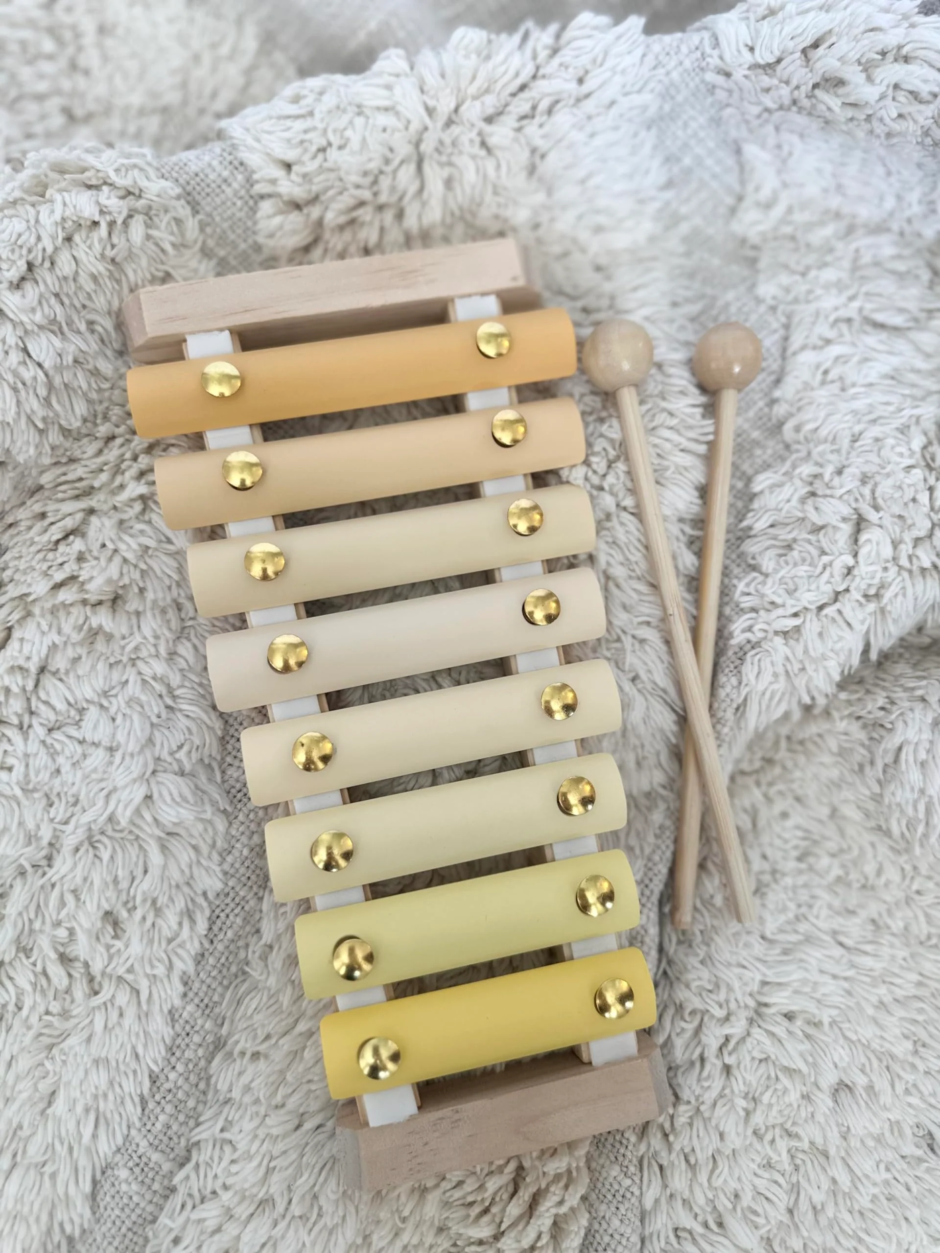 Addy&Oakley Neutral Xylophone-Gender Neutral Baby Toy-Montessori Toys-Toddler Musical Instruments-Boho Toddler Xylophone-Baby Gift-Kids Xylophone-Wooden Baby Toys-Xylophone for Toddlers 1-3 - Image 9