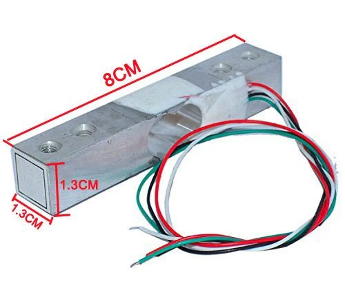 Aihasd 3 kg Digital Load Cell Weight Sensor Portable Electronic Kitchen Scales + HX711 AD Weighing Sensors Weighing Module Metal Shield for Arduino - Image 3
