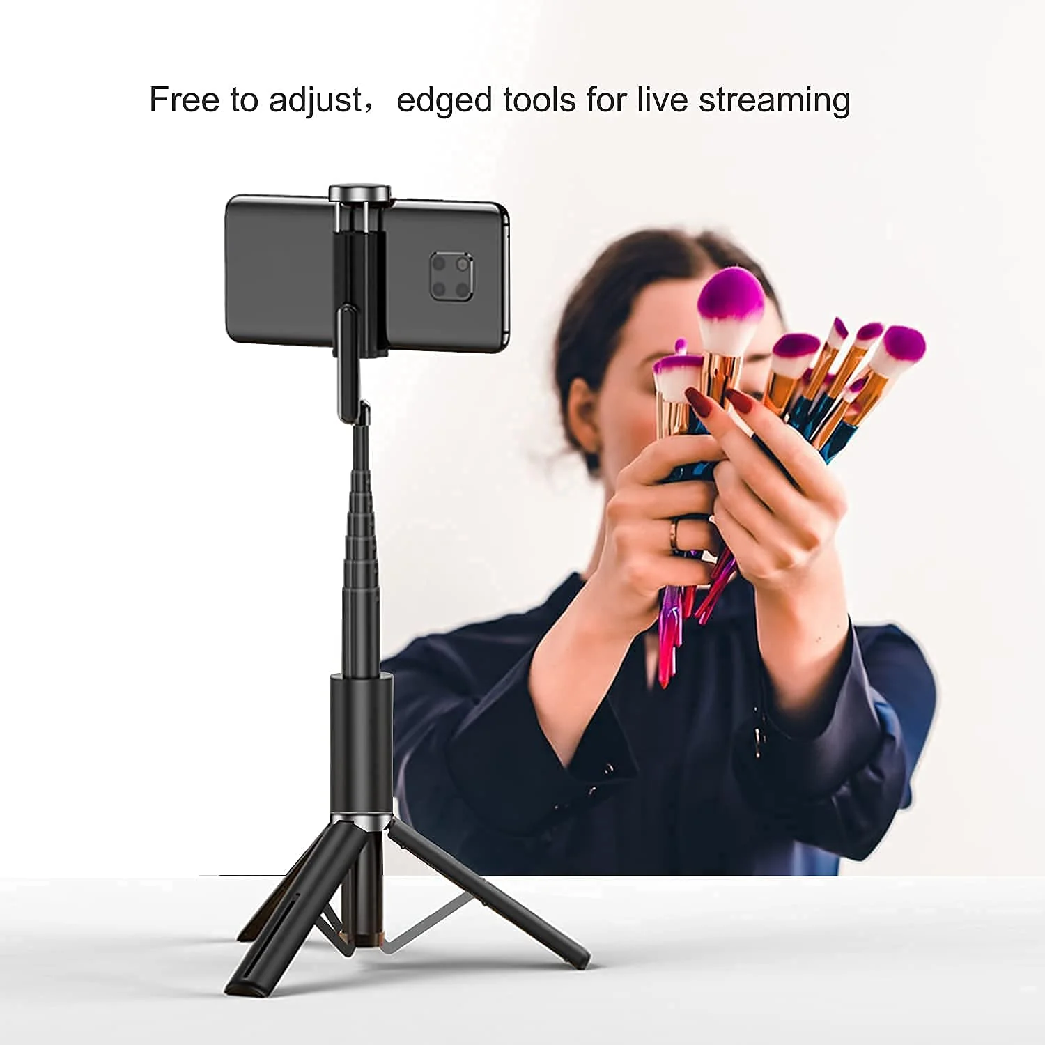 Ailun Selfie Stick Tripod,Extendable Aluminum,3 in 1,Bluetooth Wireless Remote and 360 Rotation Stand Compatible with iPhone 13/12/11/11 Pro/XS Max/XS/XR/X/8/7,and More Smartphones - Image 9