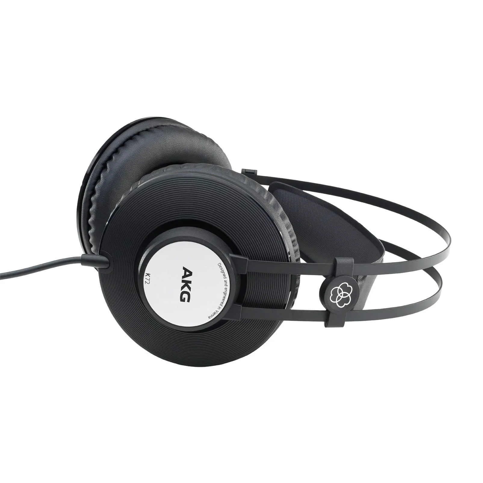 AKG Pro Audio K72 Over-Ear, Closed-Back, High-Sensitivity, High Output 40mm drivers, Studio Professional Headphone. Also Great for Portable Devices. Black. - Image 6