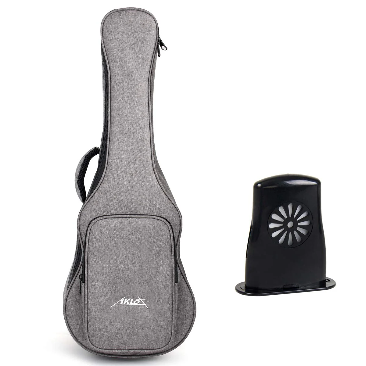 AKLOT 32 inch Gig Bag Carry Handle Case for 30" Baritone Ukulele 32" Bass Ukulele Guitalele 12MM Thick Padding with Humidifier 30"/32" Bag