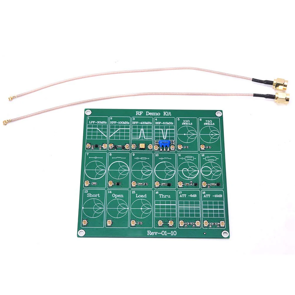 Akozon Frequency Test Board, Filter Damper RF Demo Kit NanoVNA RF Test Module Vector Network Analyzer Board Filter Damping Module - Image 3
