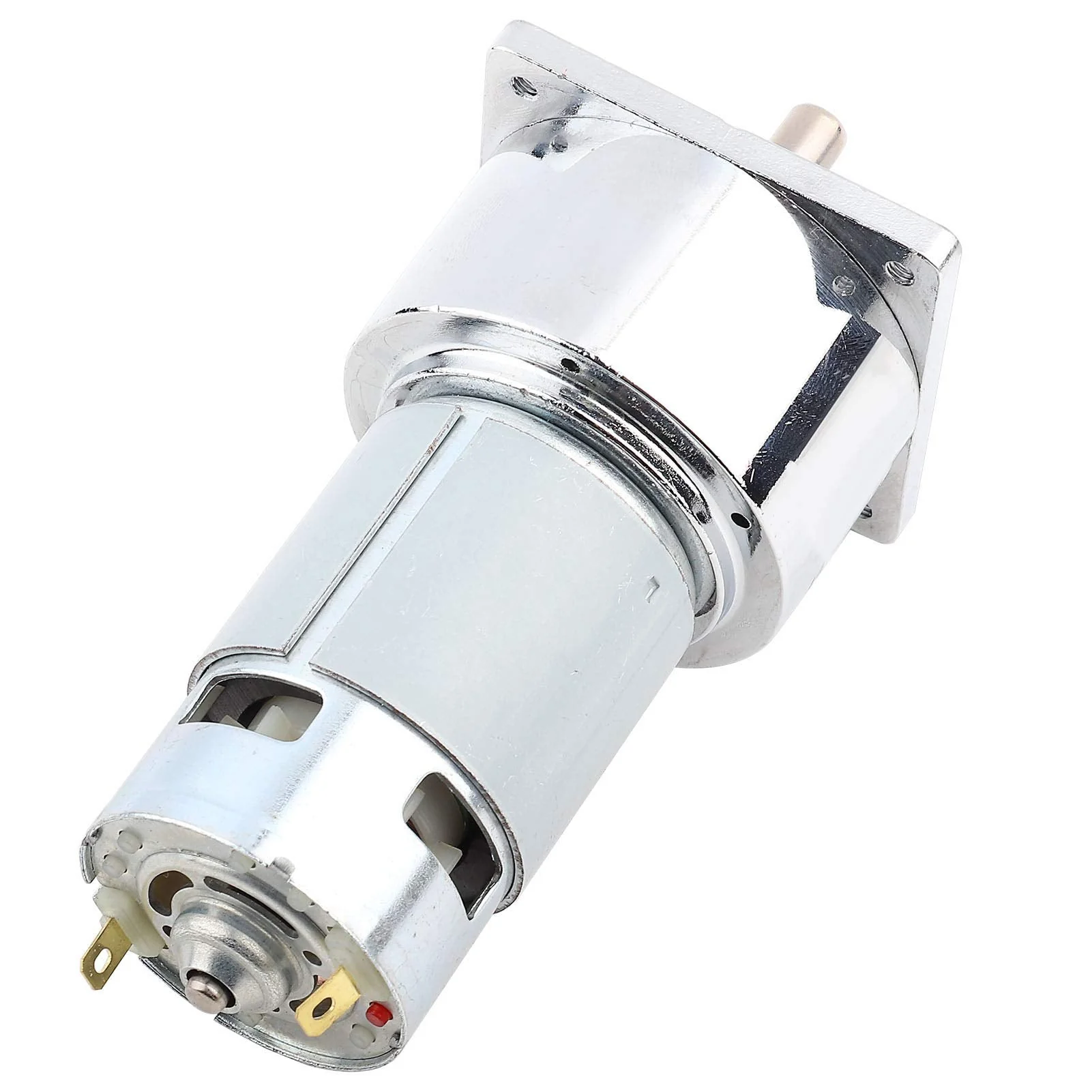 Akozon Gear Motor DC12V / 24V 35W Micro-DC Metal Gear Motor Speed Adjustable CW/CCW (24V 100rpm) 24 V 100 rpm