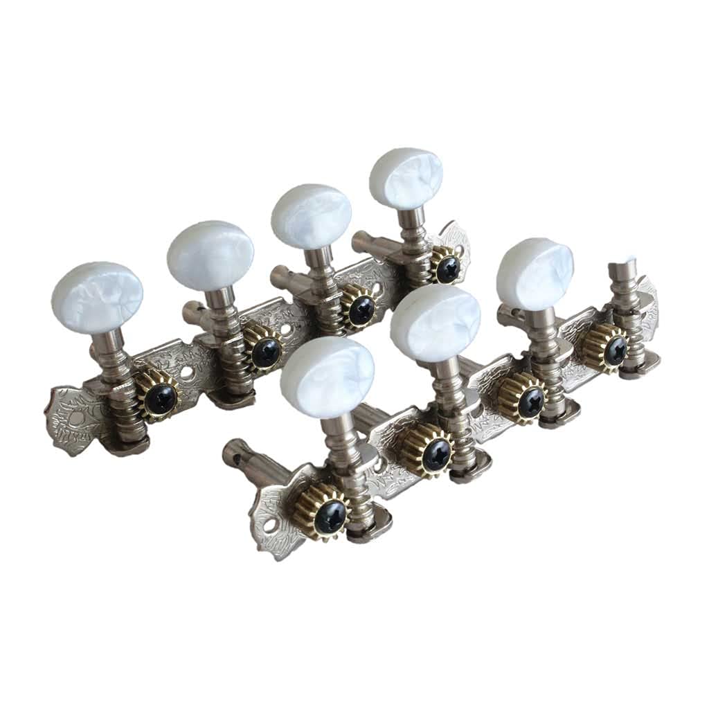 Alnicov 2PCS Mandolin Tuning Pegs，Machine Heads String Tuning Pegs，for Mandolin Instruments Accessory Part
