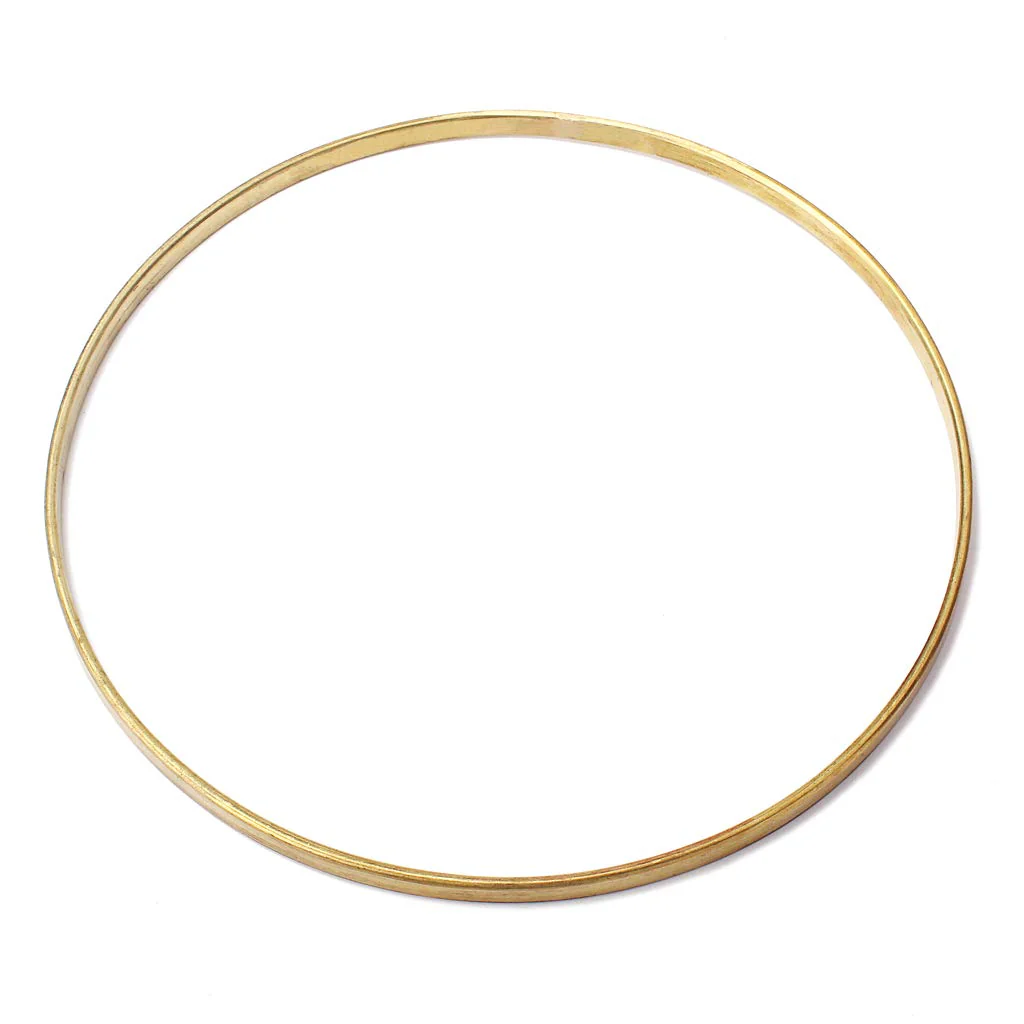 Alnicov Banjo Tension Hoop Banjo Flanges 11 Inch ，For Banjo Accessories Brass Plated - Image 2