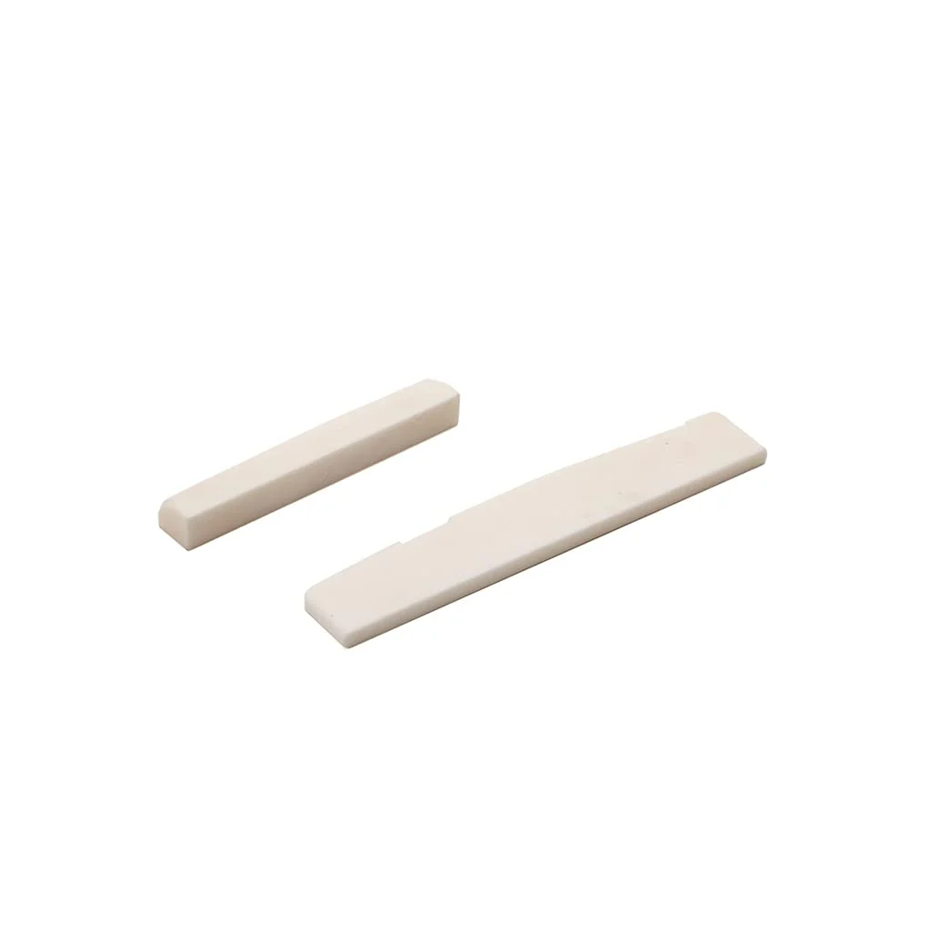 Alnicov Guitar Bone Bridge Saddle And Nut Replacement Accessories for 12 String Acoustic Guitar - Image 4