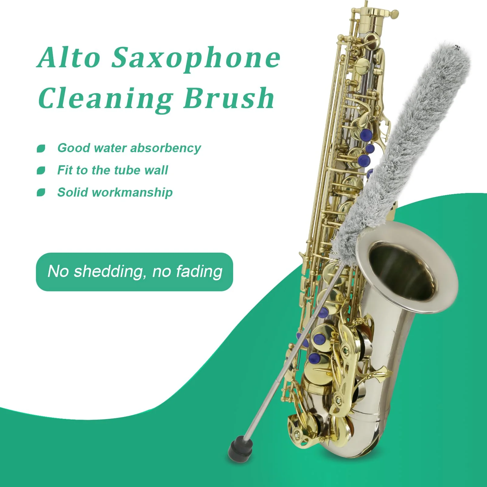Alto Saxophone Swab,Alto Saxophone Cleaning Kit,Alto Saxophone Accessories,Saxophone Cleaner. - Image 3
