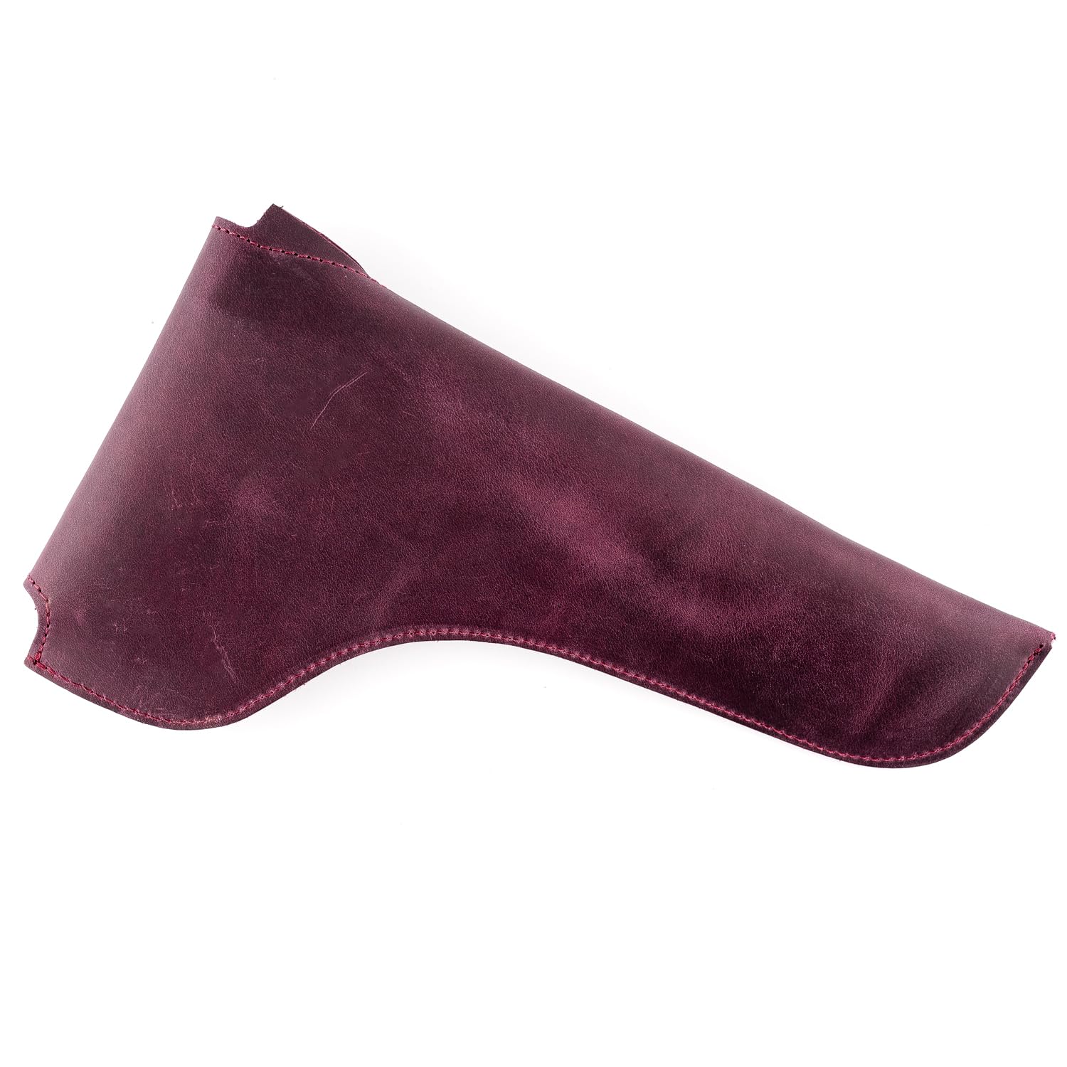 Alto/Tenor Saxophone Neck Pouch made of genuine Crazy Horse Leather by MG Leather Work. Sax Neck Bag, alto tenor saxophone neck holder Saxophone accessories (Tenor, Marsala) - Image 2