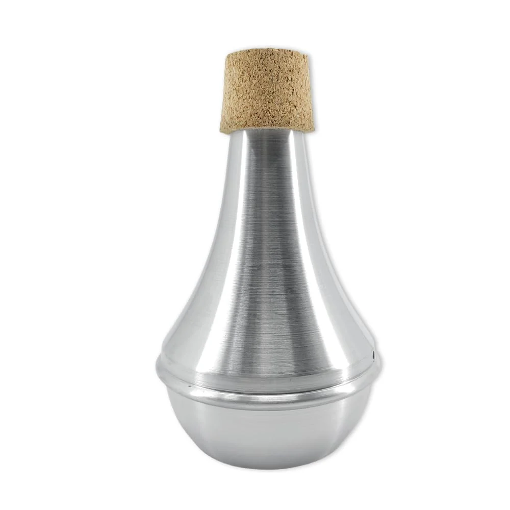 Aluminum Trumpet Mute – Practice Mute for Trumpet with Cork, Accessories for Brass Instruments Compact & Lightweight, Fit for Quiet Training, Home, Studio & Travel Style 1