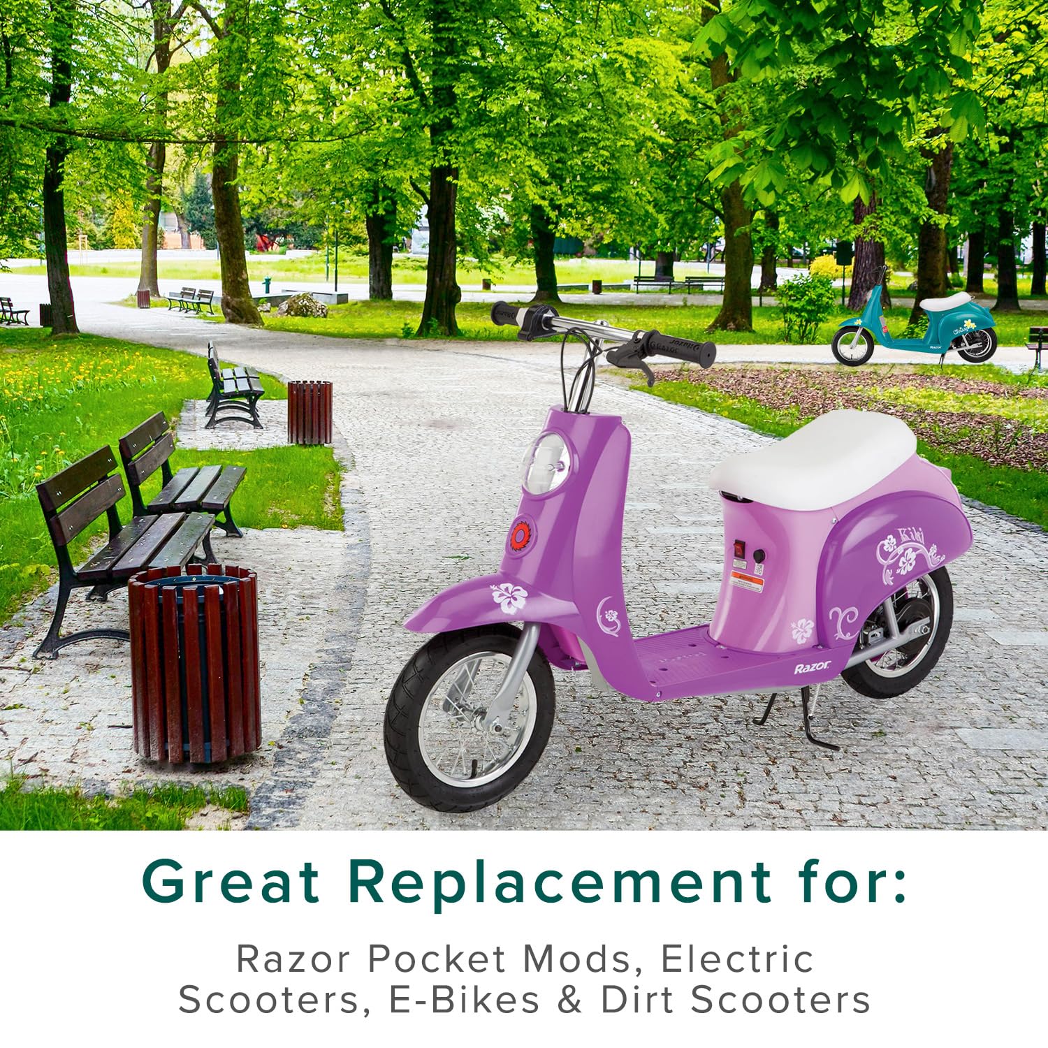 AlveyTech 24 Volt Speed 6-Wire Twist Grip Throttle with 48" Wires - Replacement for The Razor Pocket Mod Series (V13-44) Electric Scooter, Dirt Scooters, Speed Controller, Battery Power Parts - Image 9