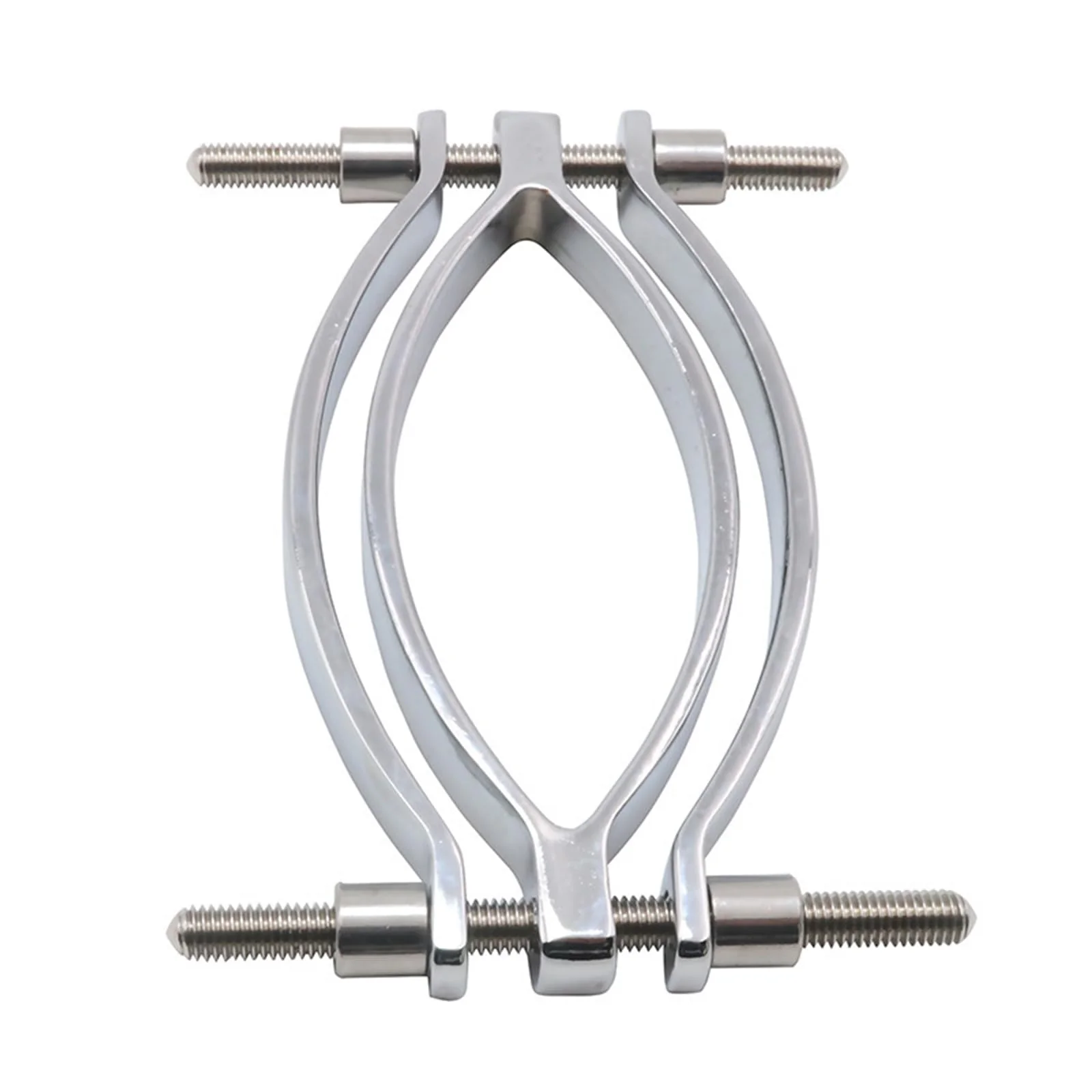 AMAZBEE Labia Spreader for Women Stainless Steel Vaginal Spreader for Speculum Fetish Clitoris Labia Clip for Adults SM Sex Games (1) 1