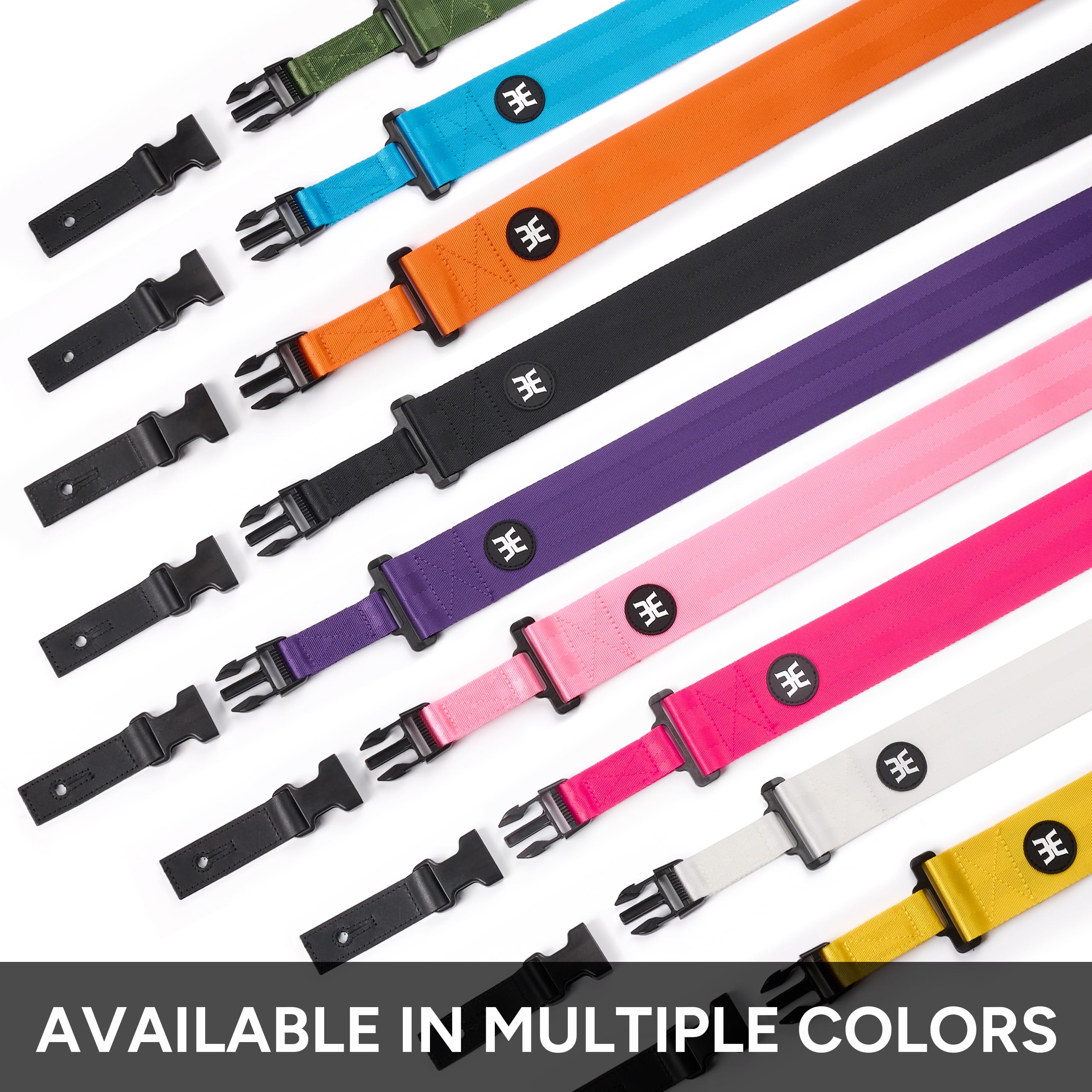 Amumu SNAPLOCK Guitar Strap with Clip - Metallic Gold Nylon for Acoustic, Electric & Bass Guitar - 2" Wide - Image 9