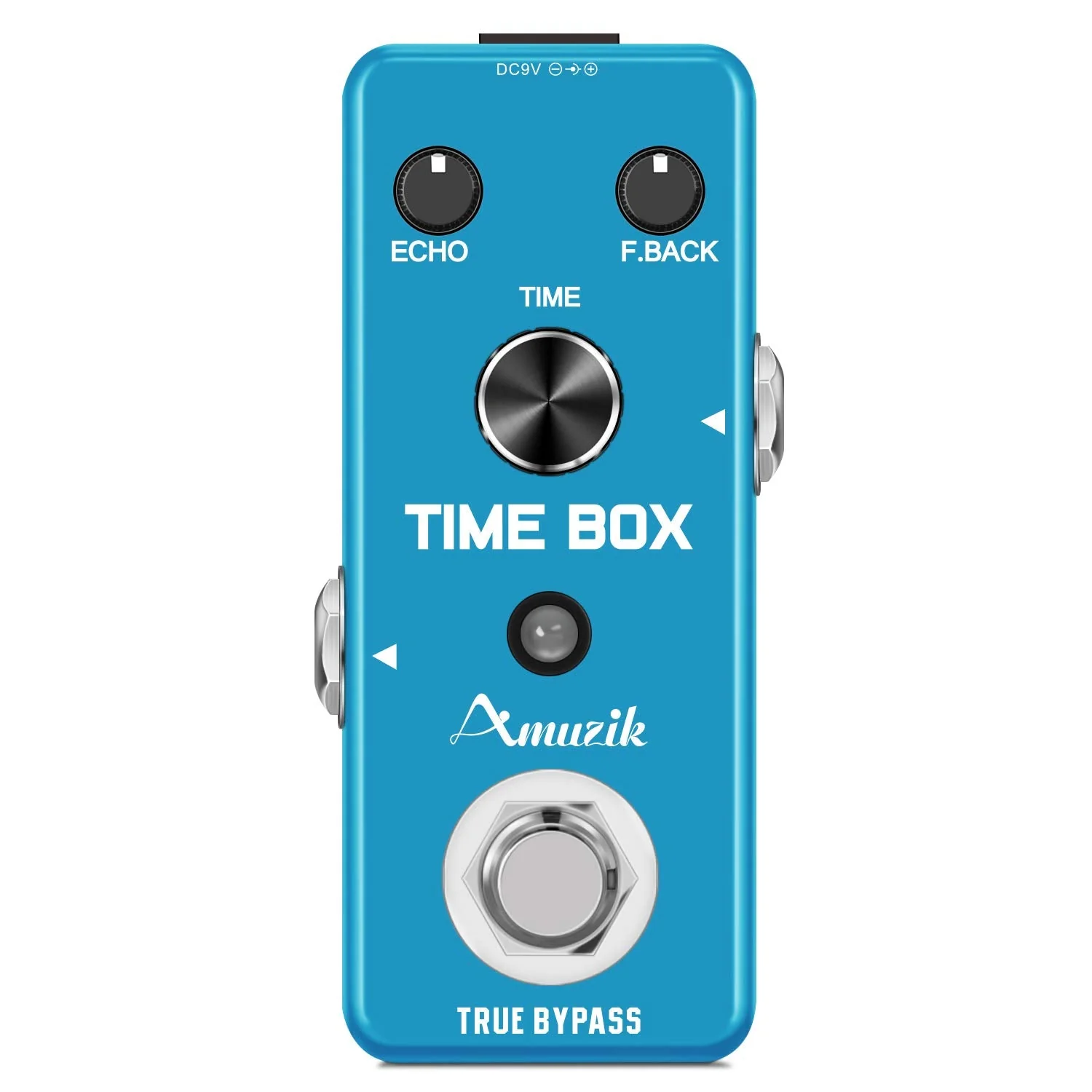 Amuzik Analog Delay Pedal Guitar Delay Effects Pedals Vintage Delay Effect with True Bypass Full Metal Shell Switching