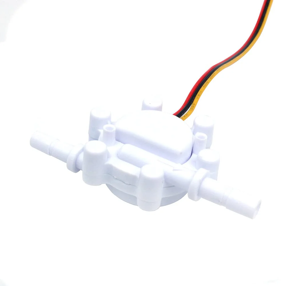 ANCLLO 1/4" Hall Effect Water Flow Sensor Switch Flow Meter Meter Liquid Meter DC 5V 0.25-5L/min - Image 3