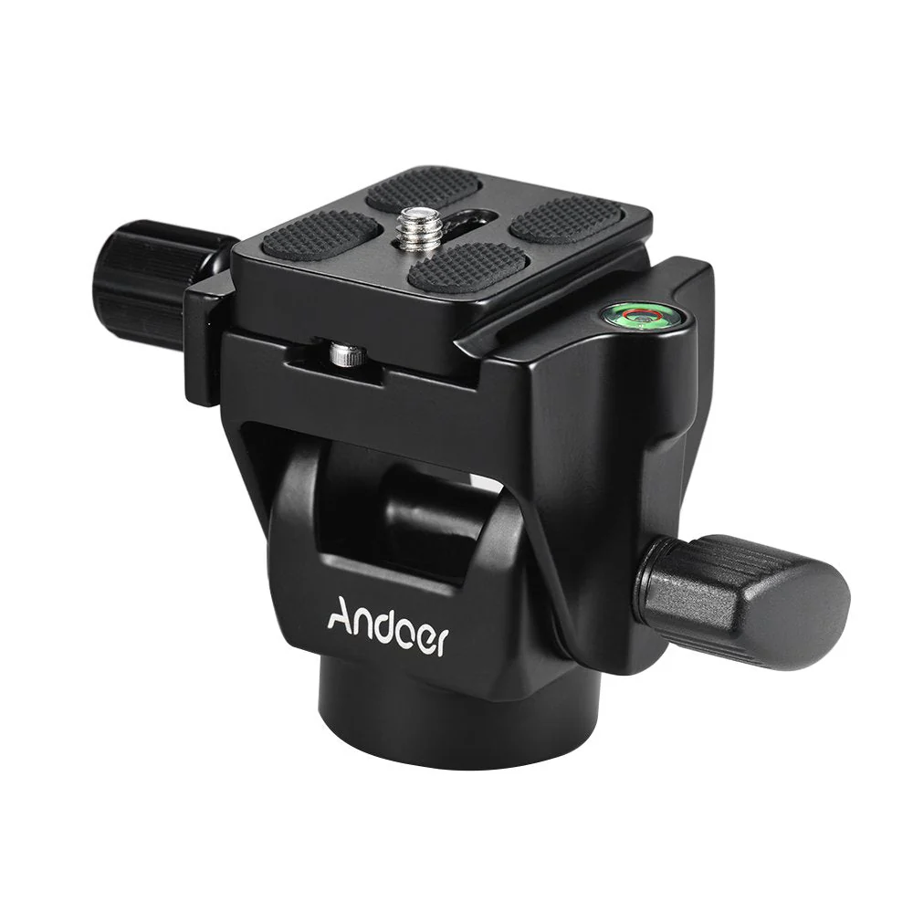 Andoer M-12 Monopod Tilt Head Panoramic Head Telephoto Bird Watching with Quick Release Plate - Image 7