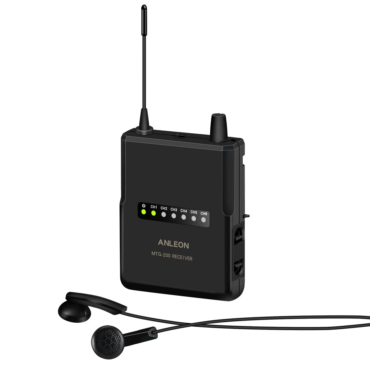 ANLEON MTG-200 Wireless Tour Guide & Language Interpretation System 915Mhz (1 Transmitter 1 Receiver) 1 Transmitter 1 Receiver - Image 7