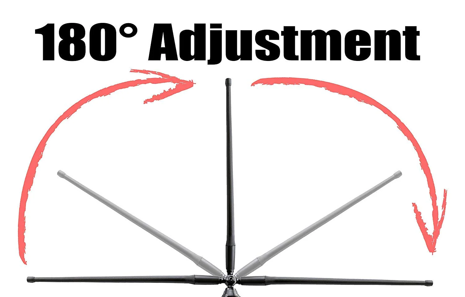 AntennaMastsRus - Black AM-FM Rubber Ducky 15 Inch Antenna Kit fits Kubota Backhoe Excavator Loader Skid Steer Tractor (All Models) - Image 2