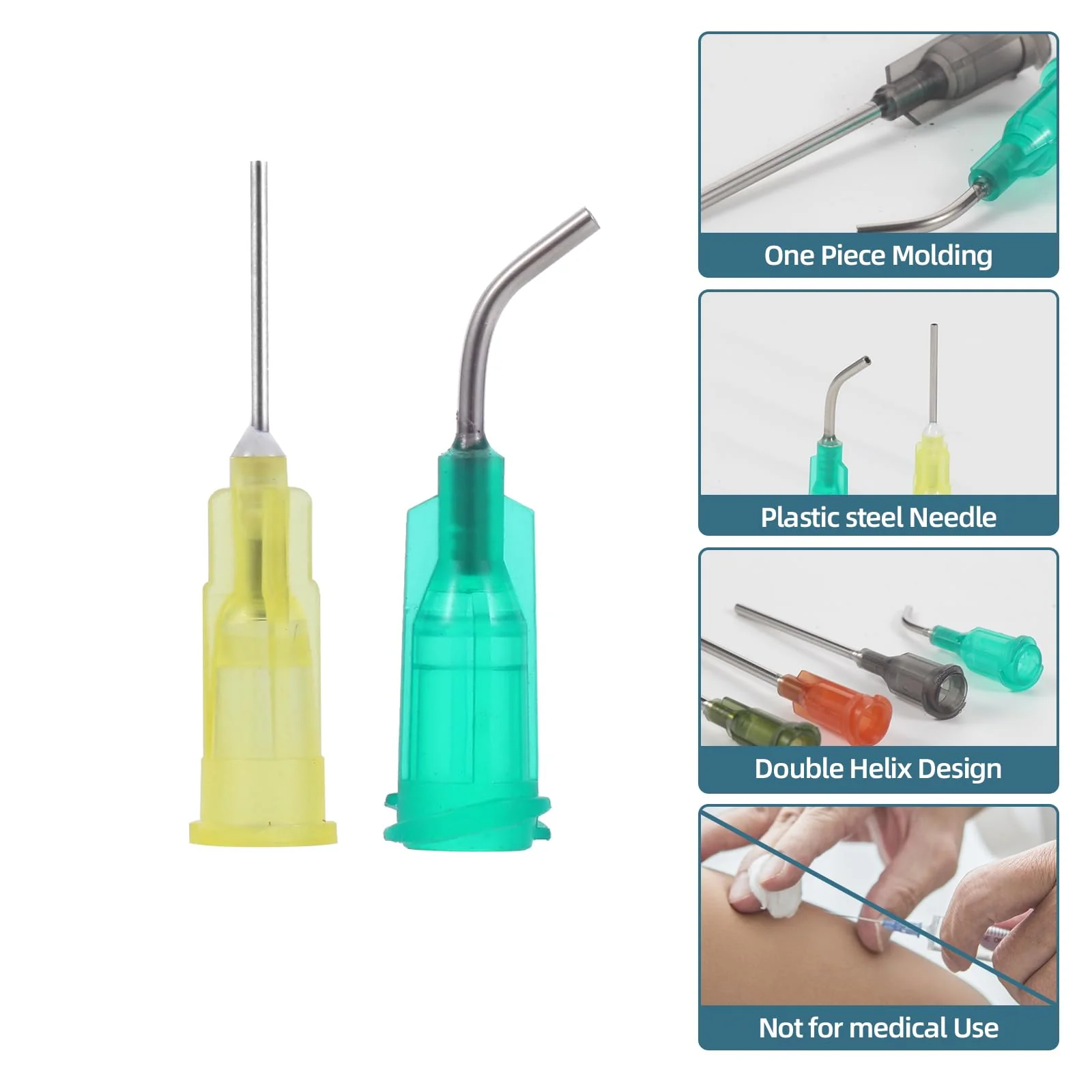 Aotfusd Pack of 20 Syringes with Blunt Needle, Various Sizes, 1 ml, 3 ml, 5 ml, 10 ml, 20 ml for Refilling and Measuring Liquids, Scientific Laboratories, Plant Watering Plastic - Image 4