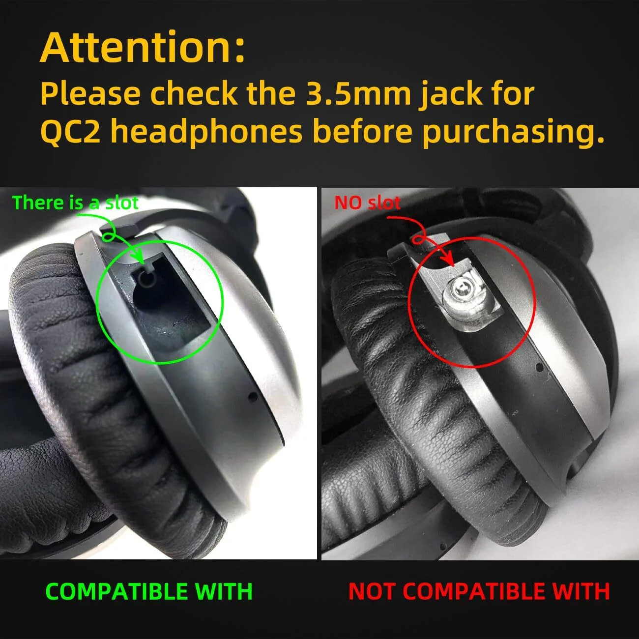 aptX Wireless Bluetooth 5.0 Adapter for Bose QuietComfort QC 15 with Mic/Volume Control, Black - Image 2
