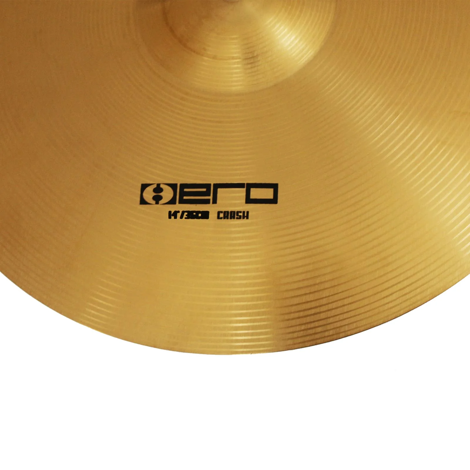Arborea Brilliant Finish 14" Crash Cymbal Bright Sound Drum Practice Cymbal for Drum Set 14"Crash - Image 4