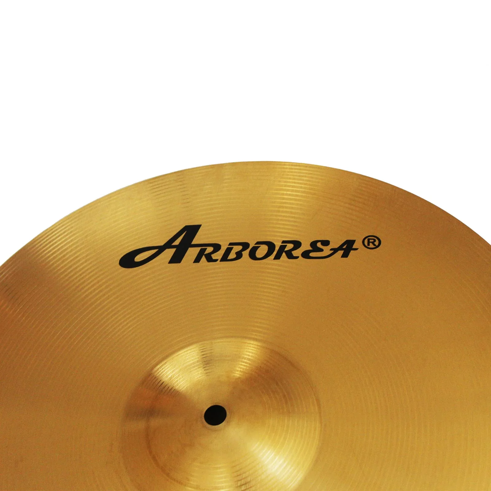 Arborea Brilliant Finish 14" Crash Cymbal Bright Sound Drum Practice Cymbal for Drum Set 14"Crash - Image 5