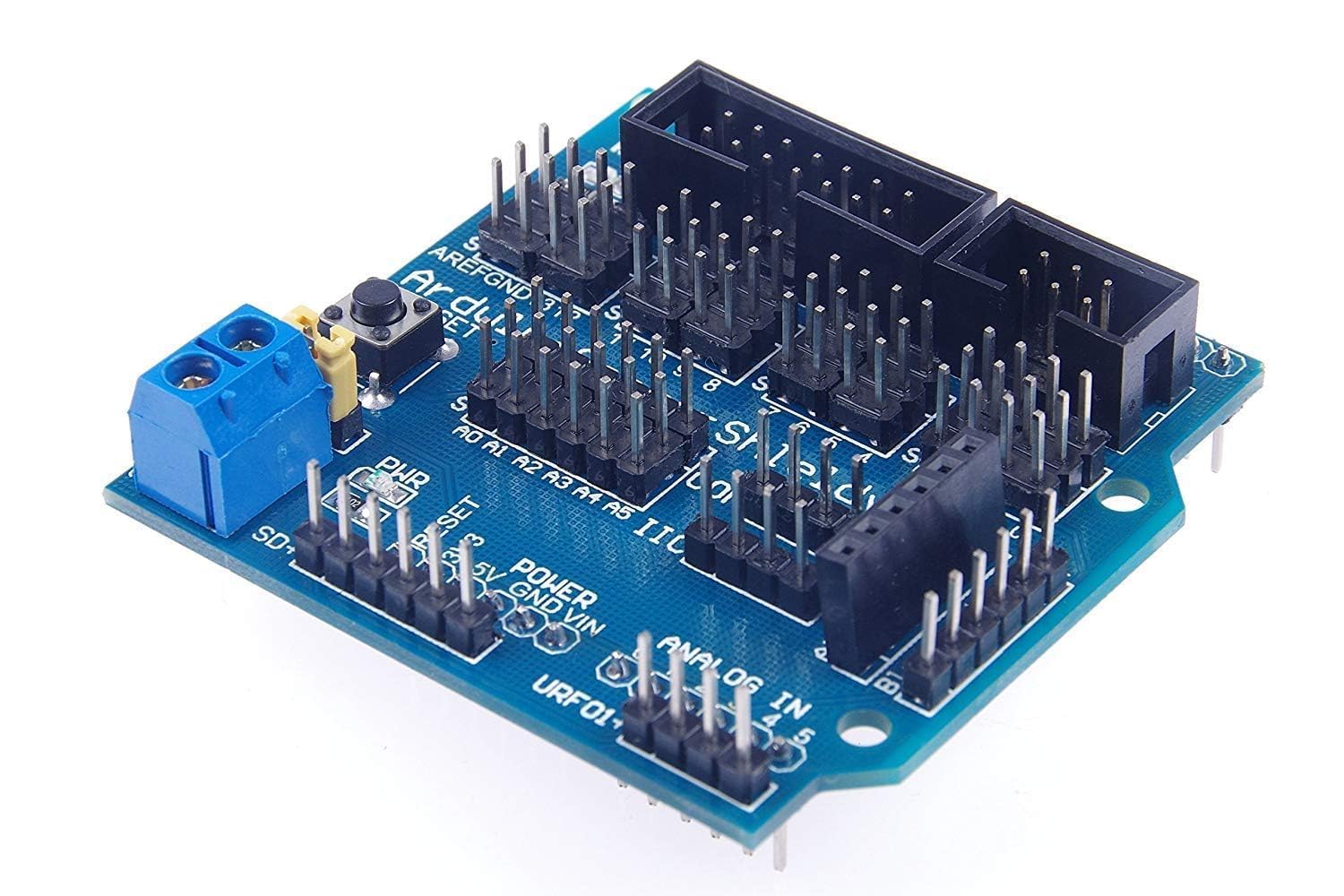 ARCELI UNO R-3 Sensor Shield V5.0 Expansion Board for Arduino Genuino System - Image 2