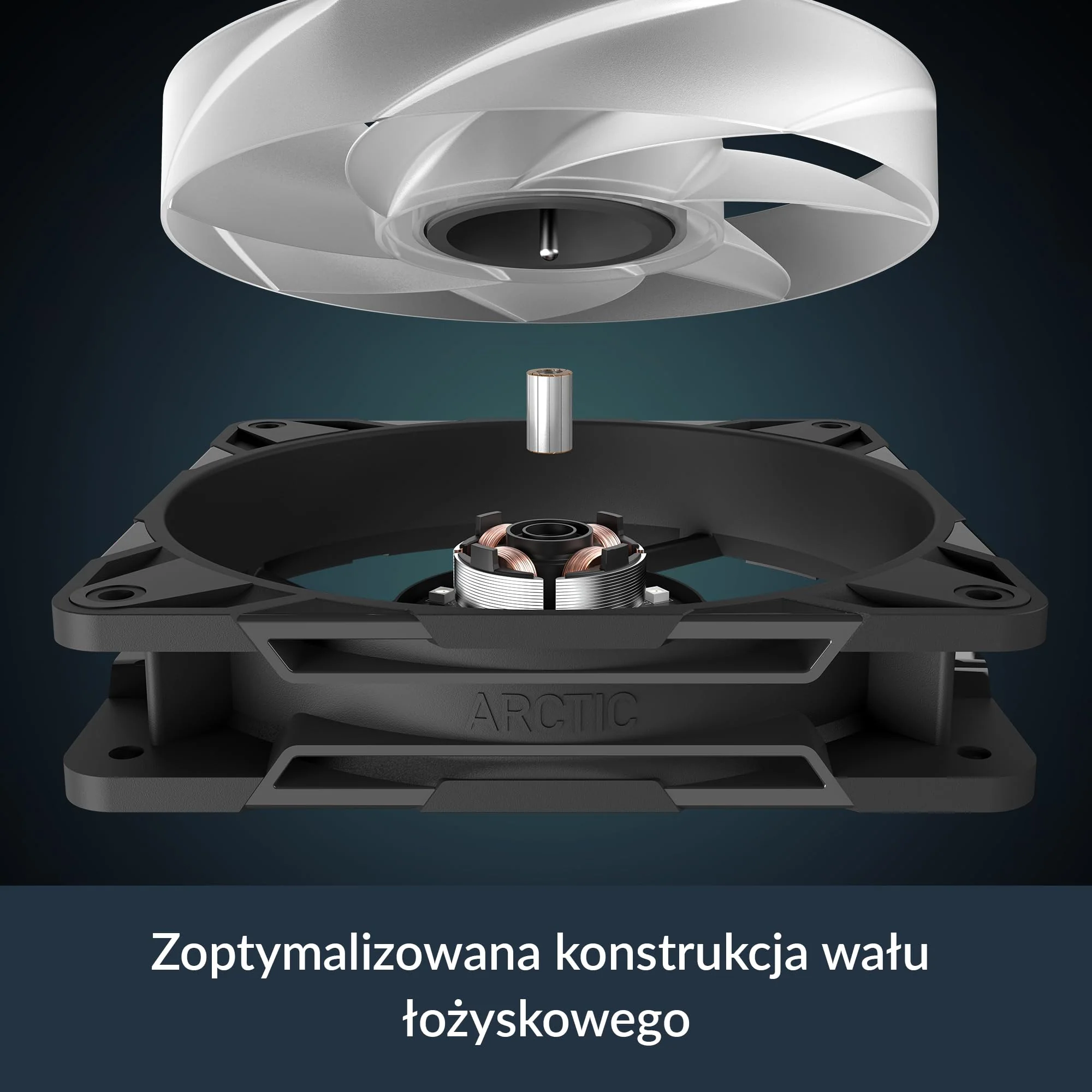 ARCTIC P12 Pro A-RGB - 3 Pack - Powerful Premium Fan, 120 mm PWM Fan with Y-Cable Splitter, 600-3000 RPM, 0 RPM <5% PWM, 5V Digital RGB, Fluid Dynamic Bearing, 4-Pin - Black - Image 9
