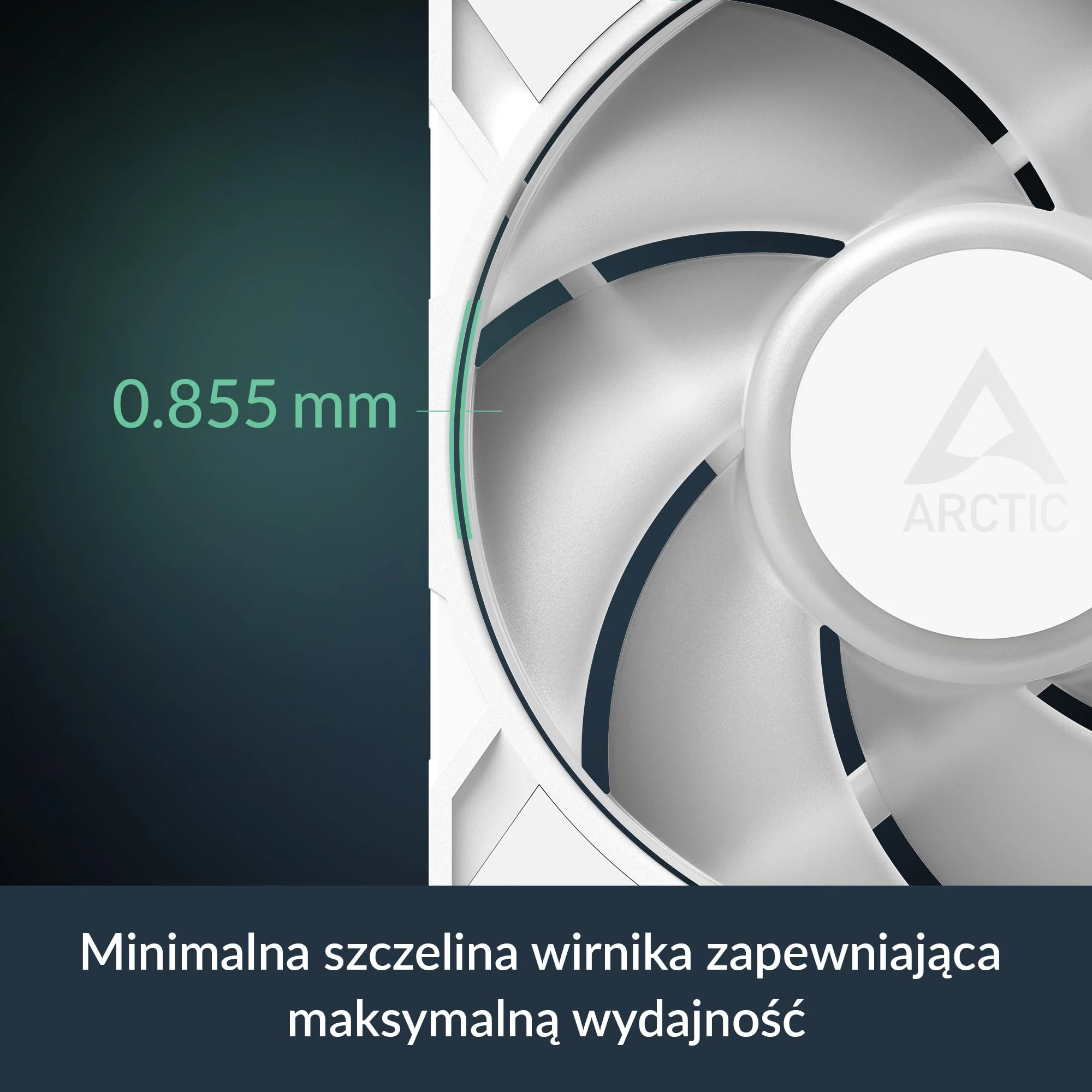 ARCTIC P12 Pro A-RGB (White) - 3 Pack - Powerful Premium Fan, 120 mm PWM Fan with Y-Cable Splitte, 600-3000 RPM, 0 RPM <5% PWM, 5V Digital RGB, Fluid Dynamic Bearing - White - Image 8