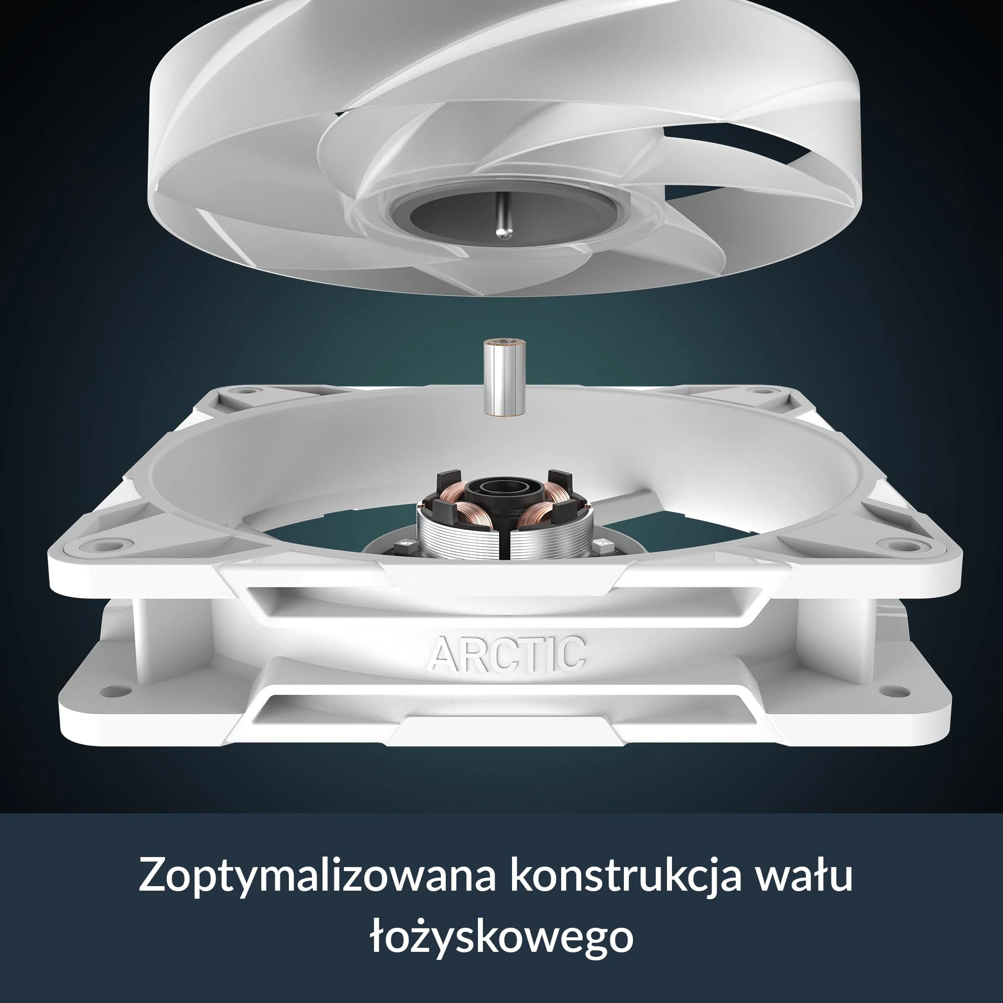 ARCTIC P12 Pro A-RGB (White) - 3 Pack - Powerful Premium Fan, 120 mm PWM Fan with Y-Cable Splitte, 600-3000 RPM, 0 RPM <5% PWM, 5V Digital RGB, Fluid Dynamic Bearing - White - Image 9