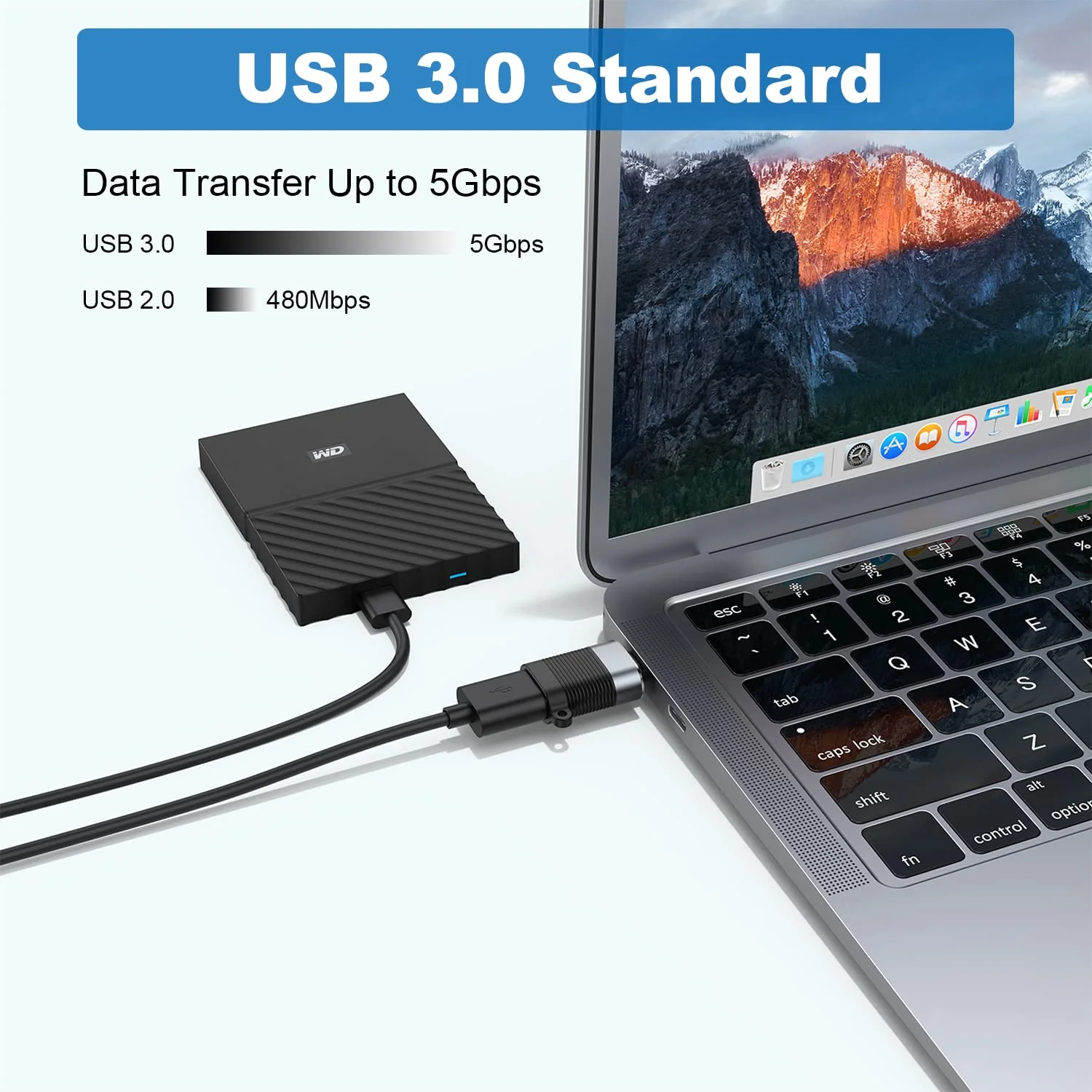 AreMe USB C Adapter (6 Pack), Micro USB Male to USB C Female, USB 3.0 Male to USB C Female, USB Type-C Male to USB 3.0 Female Converter Connector Black and Grey - Image 3