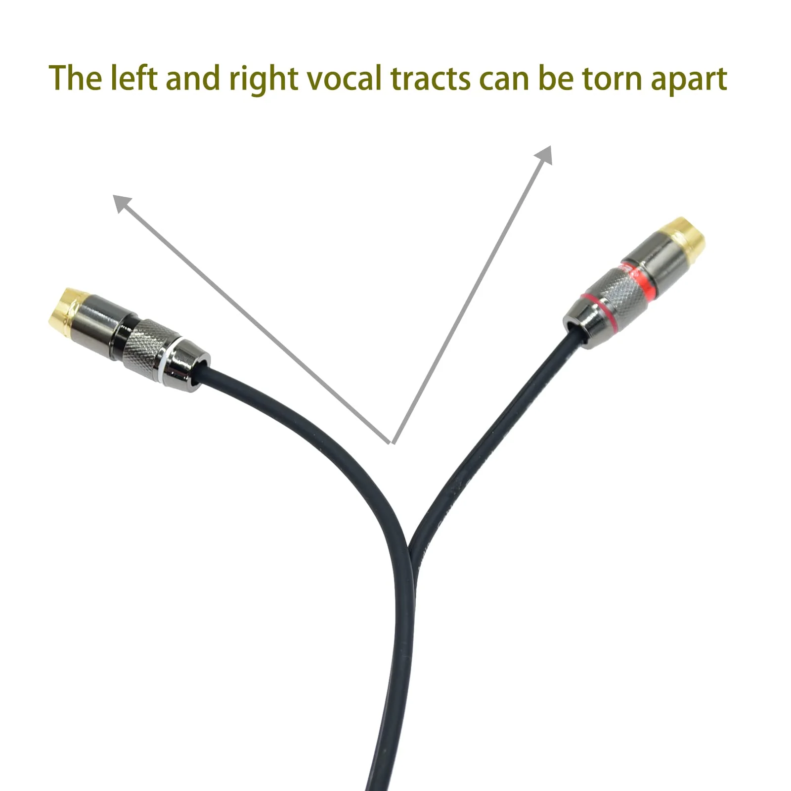Arklove 5ft XLR Male to 2 RCA Female Plug Y Splitter 1 XLR 3 Pin to Dual RCA Stereo Audio Cable Phono Duplicator Lead Adapter Connector Sound Card eq Microphone Cord 2 x Unbalanced(1 Pack) xlr-2rca female - Image 2