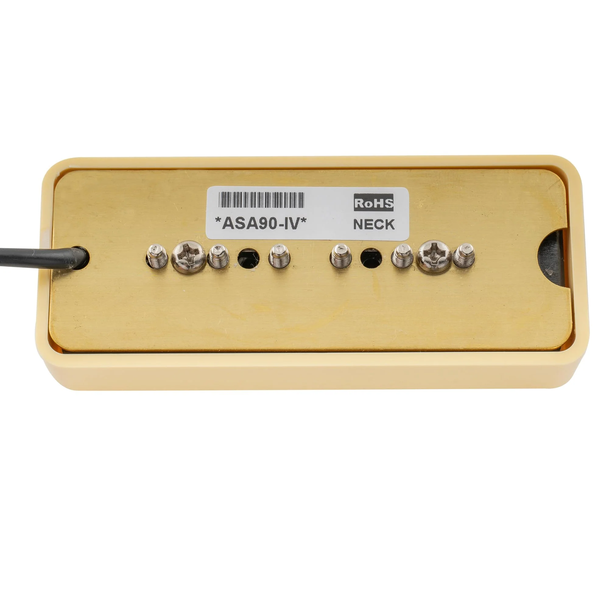 Artec ASA90 Alnico 5 Soapbar Type P90 Single Coil Pickup Electric Guitar Neck Pickup 7.5K, Cream Cream Neck - Image 5