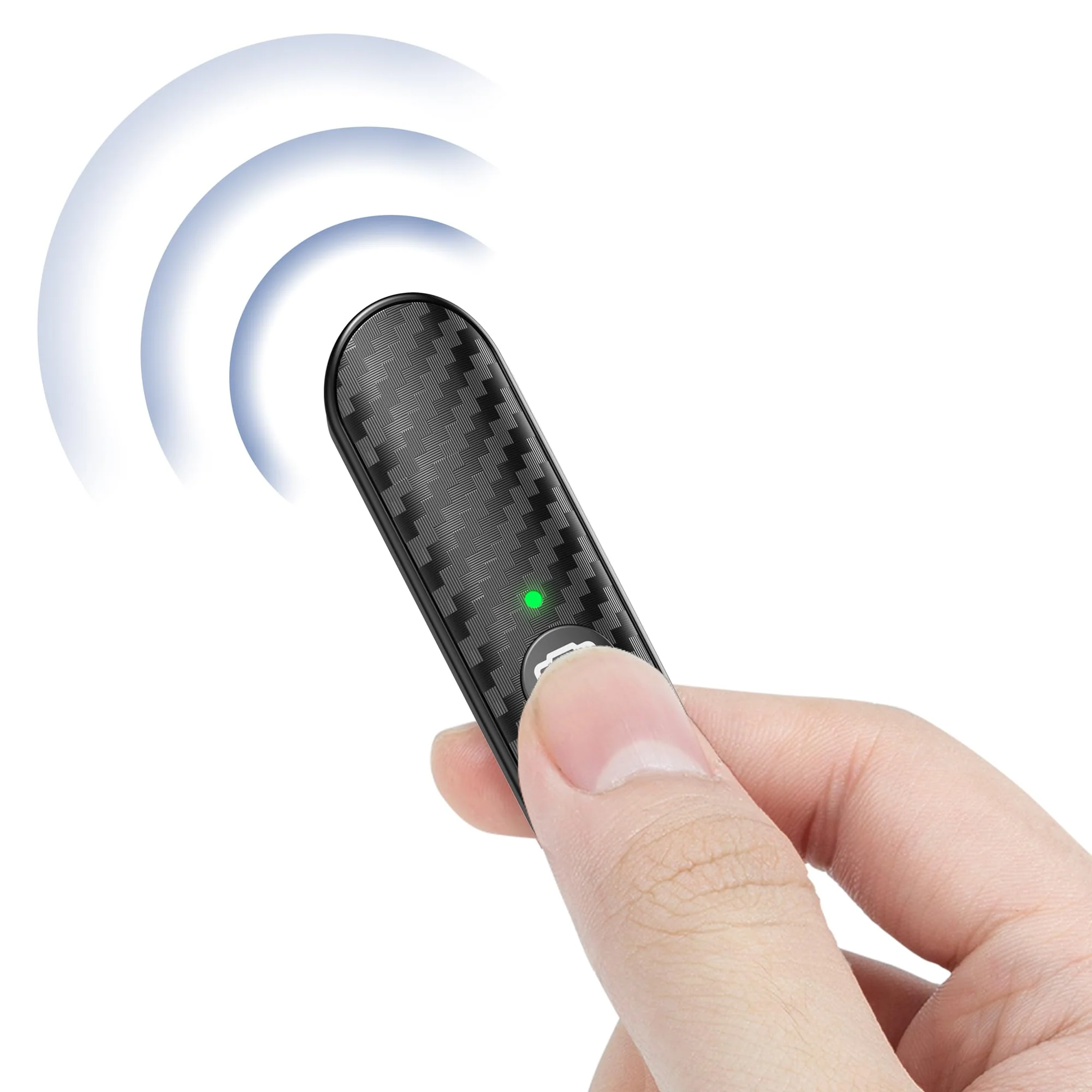 ATUMTEK Bluetooth Remote Shutter, Carbon Fiber Design, Rechargeable Camera Remote Control for iOS & Android Smartphones, Compact and Portable, with Type-C Charging, 10m Remote Range, Bluetooth 5.0 Black - Image 2