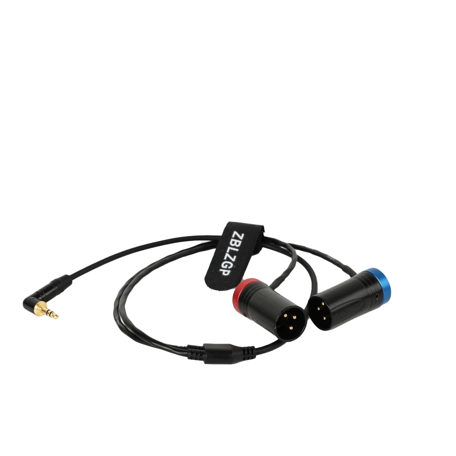 Audio Cable Low-Profile TA3M XLR 3Pin Male to 3.5mm-TRS Y Cable for Canon EOS C70 6K Pro Cameras RØDE Wireless GO II Dual Channel Wireless Output Dual Low-Profile 3Pin XLR - Image 3