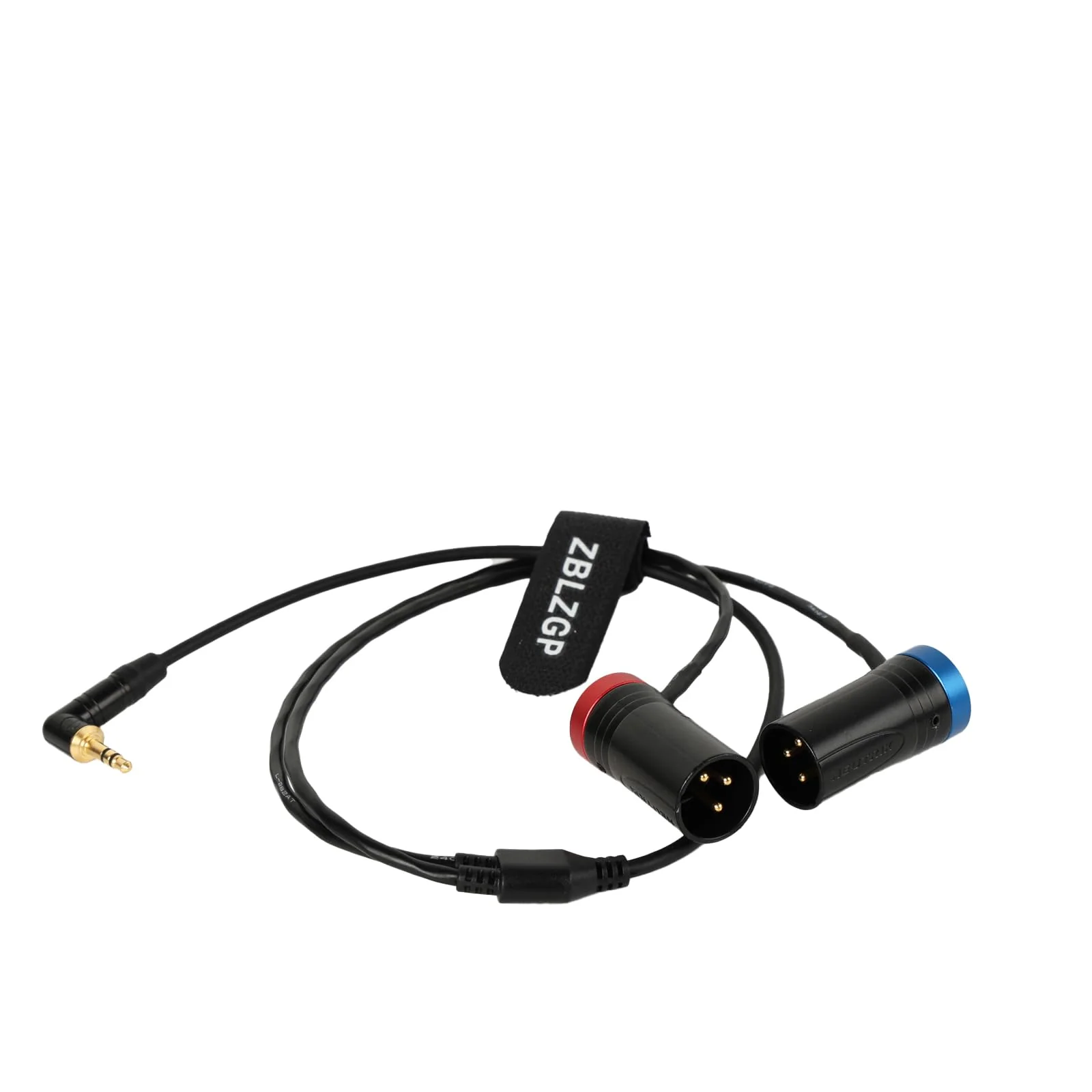 Audio Cable Low-Profile TA3M XLR 3Pin Male to 3.5mm-TRS Y Cable for Canon EOS C70 6K Pro Cameras RØDE Wireless GO II Dual Channel Wireless Output Dual Low-Profile 3Pin XLR - Image 4