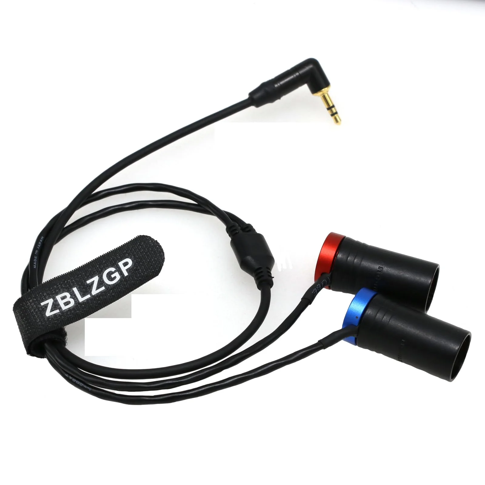 Audio Cable Low-Profile TA3M XLR 3Pin Male to 3.5mm-TRS Y Cable for Canon EOS C70 6K Pro Cameras RØDE Wireless GO II Dual Channel Wireless Output Dual Low-Profile 3Pin XLR - Image 5