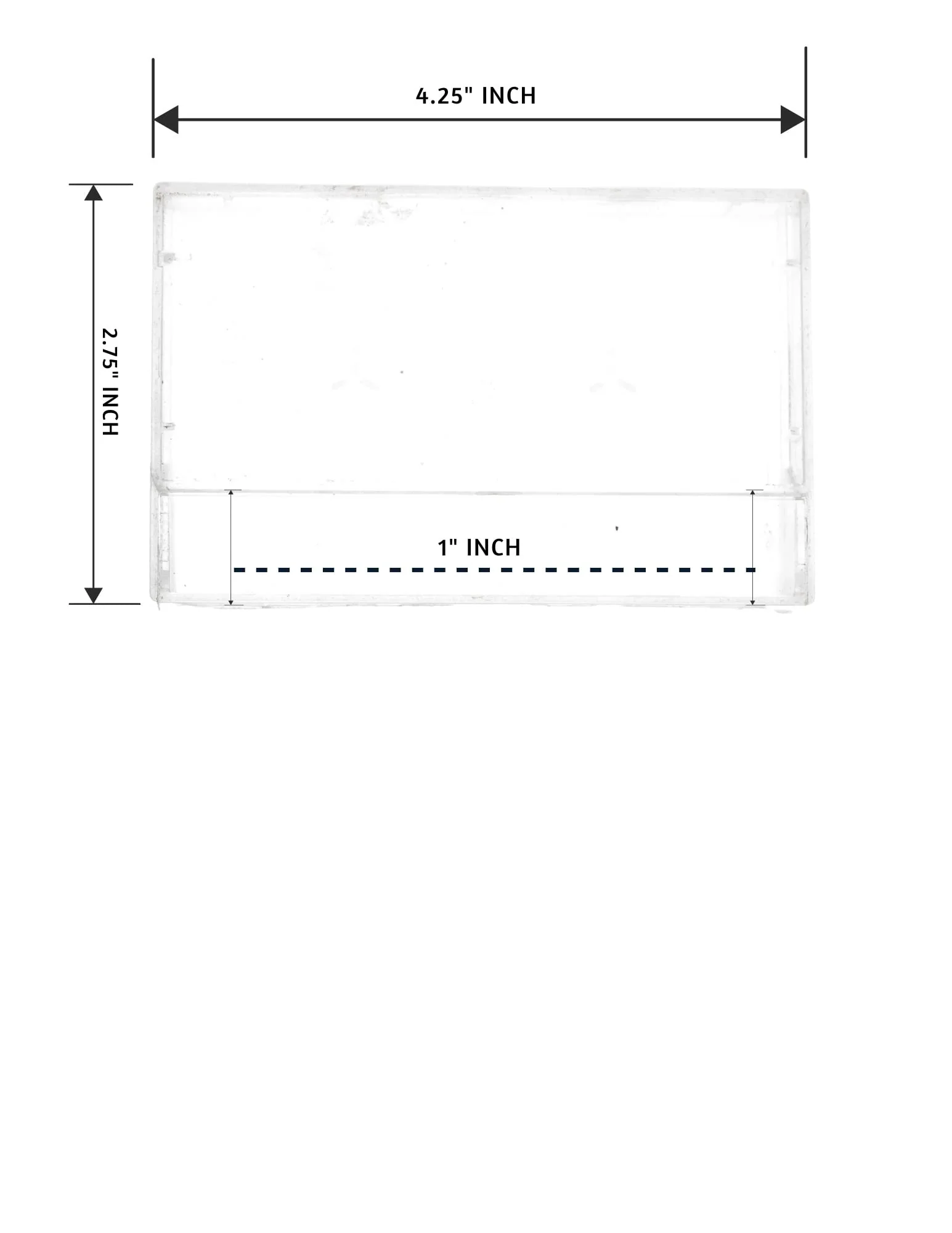 Audio Cassette Tape case Clear/Clear Square Edge Audio Cassette Tape Storage 10 Pack - Image 4
