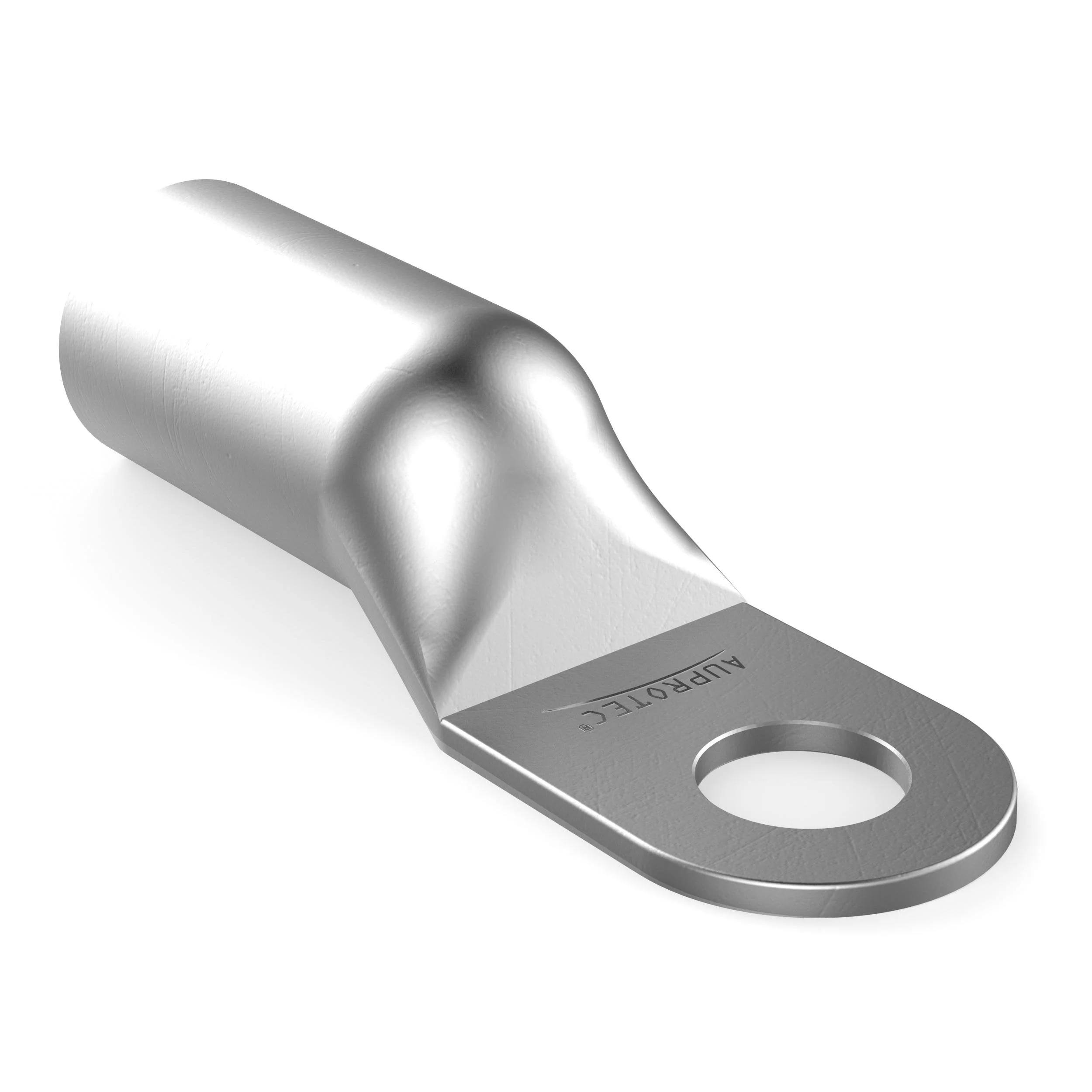 AUPROTEC 4 x Tubular Cable Lugs 25 mm² Hole Diameter M8 Uninsulated SC Cable Connectors Made of Tin-Plated Copper 4 Stück - Image 3