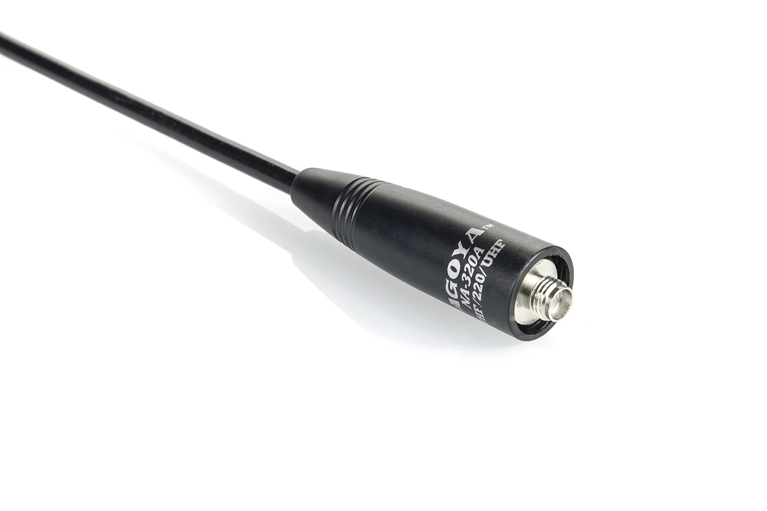 Authentic Genuine Nagoya NA-320A Triband HT Antenna 2M-1.25M-70CM (144-220-440Mhz) Antenna SMA-Female for BTECH and BaoFeng Radios Handheld Antenna NA-320A 17.7" VHF/220/UHF - Image 2