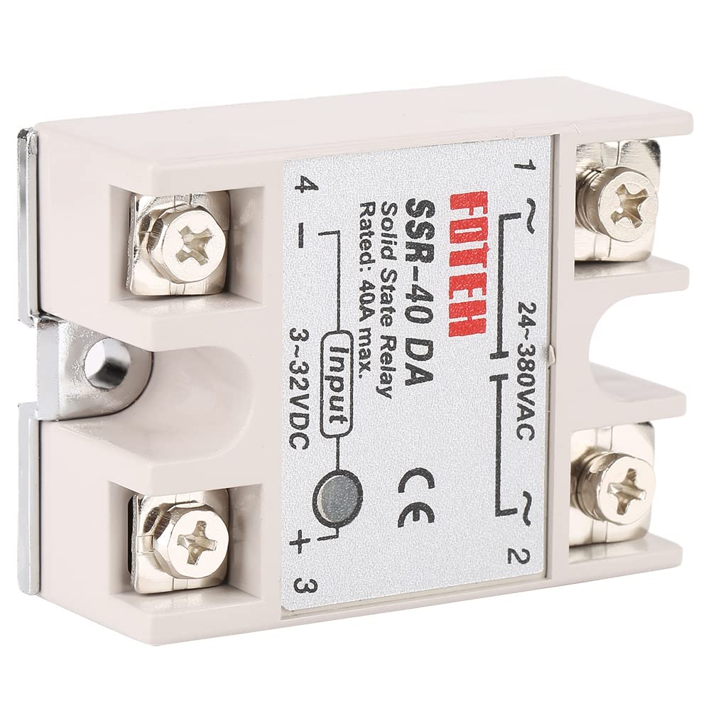 Auto modules de relay statique monophasé DC-AC SSR-40DA solid state relay 25a+relay a semi conducteur relay ssr 40a relay 5v 220v ssr relay statique solid state relay 25a solid state relay - Image 7