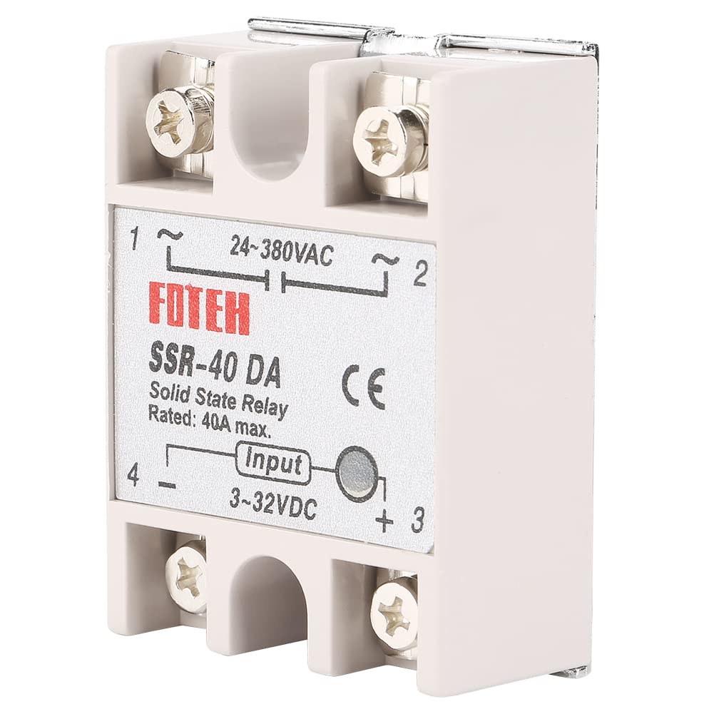 Auto modules de relay statique monophasé DC-AC SSR-40DA solid state relay 25a+relay a semi conducteur relay ssr 40a relay 5v 220v ssr relay statique solid state relay 25a solid state relay - Image 8